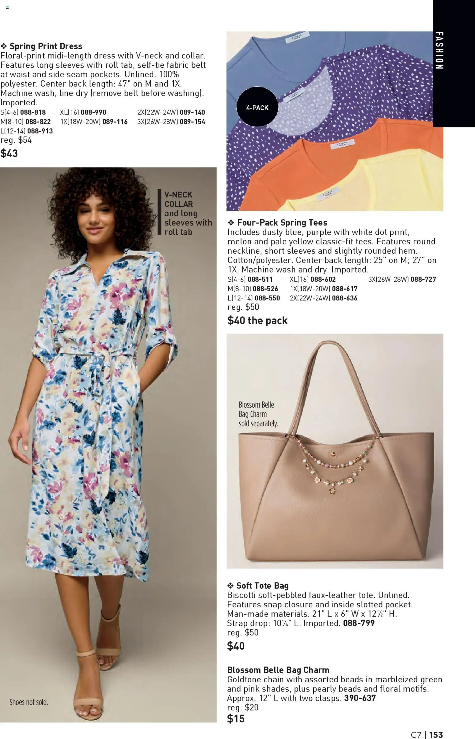 Avon Brochure - valid from 25.03.2026 | Page: 153 | Products: Belt, Dress, Melon, Bag