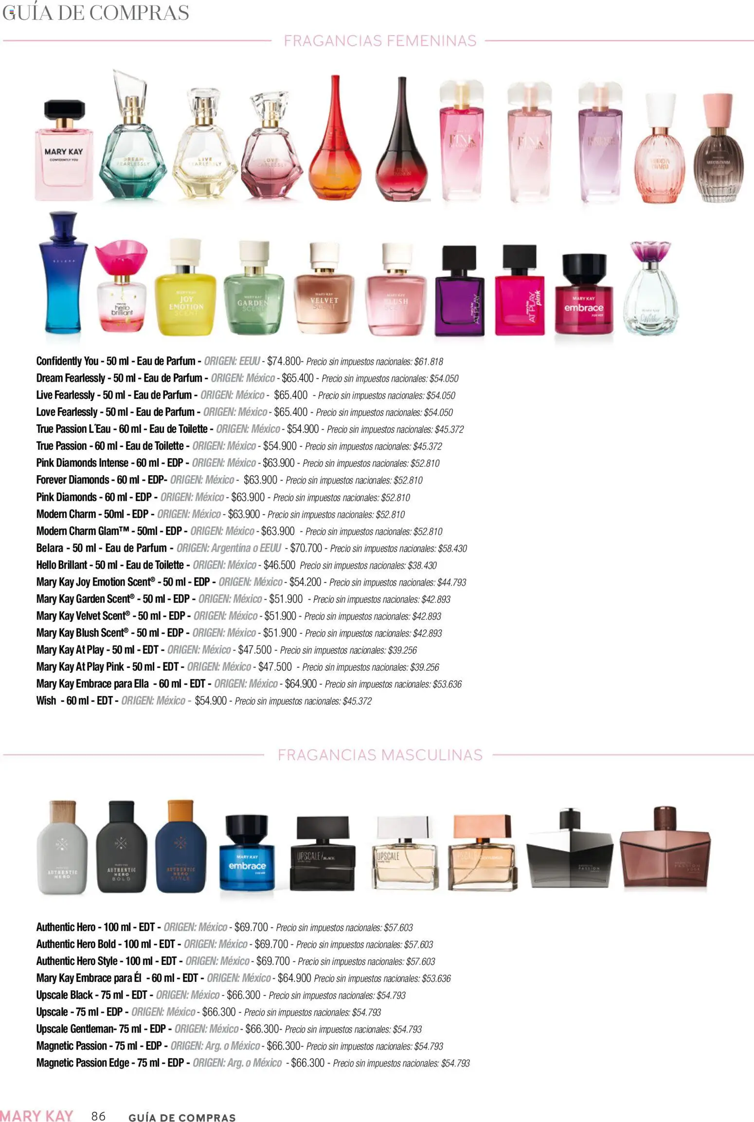 Mary Kay catálogo │ válido desde el 02.01.2026 | Página: 86 | Productos: Eau de toilette