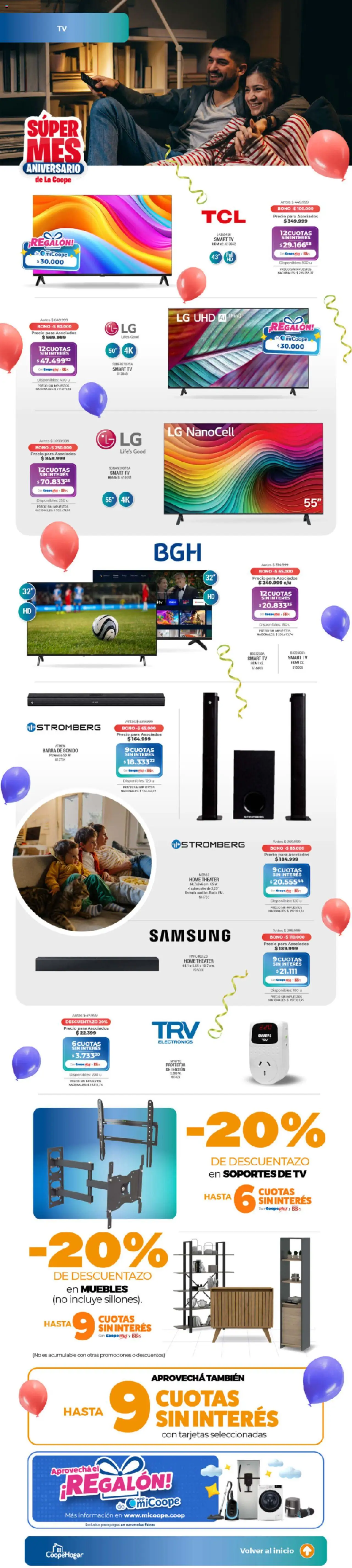 Cooperativa Obrera catálogo │ válido desde el 20.10.2025 | Página: 9 | Productos: Home theater