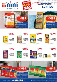 Vista previa NINI Mayorista ofertas válido desde el 30.03.2026 | Página: 20 | Productos: Harina, Queso, Jamón, Fideos