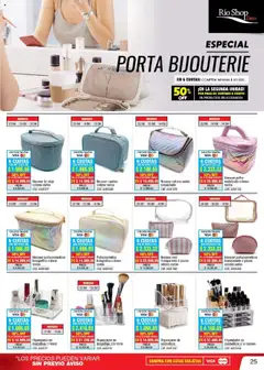Vista previa Río Shop Deco catálogo válido desde el 01.10.2025 | Página: 25 | Productos: Organizador, Portacosmeticos, Maquillaje, Neceser