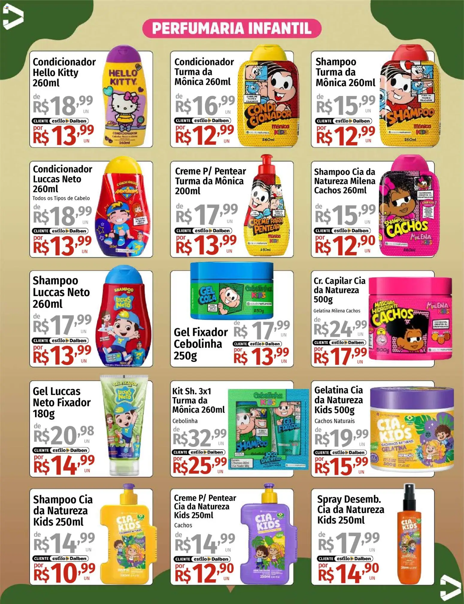 Supermercado Dalben Folheto - válido de 26.01.2026 | Página: 3 | Produtos: Cola, Creme, Fixador, Gelatina