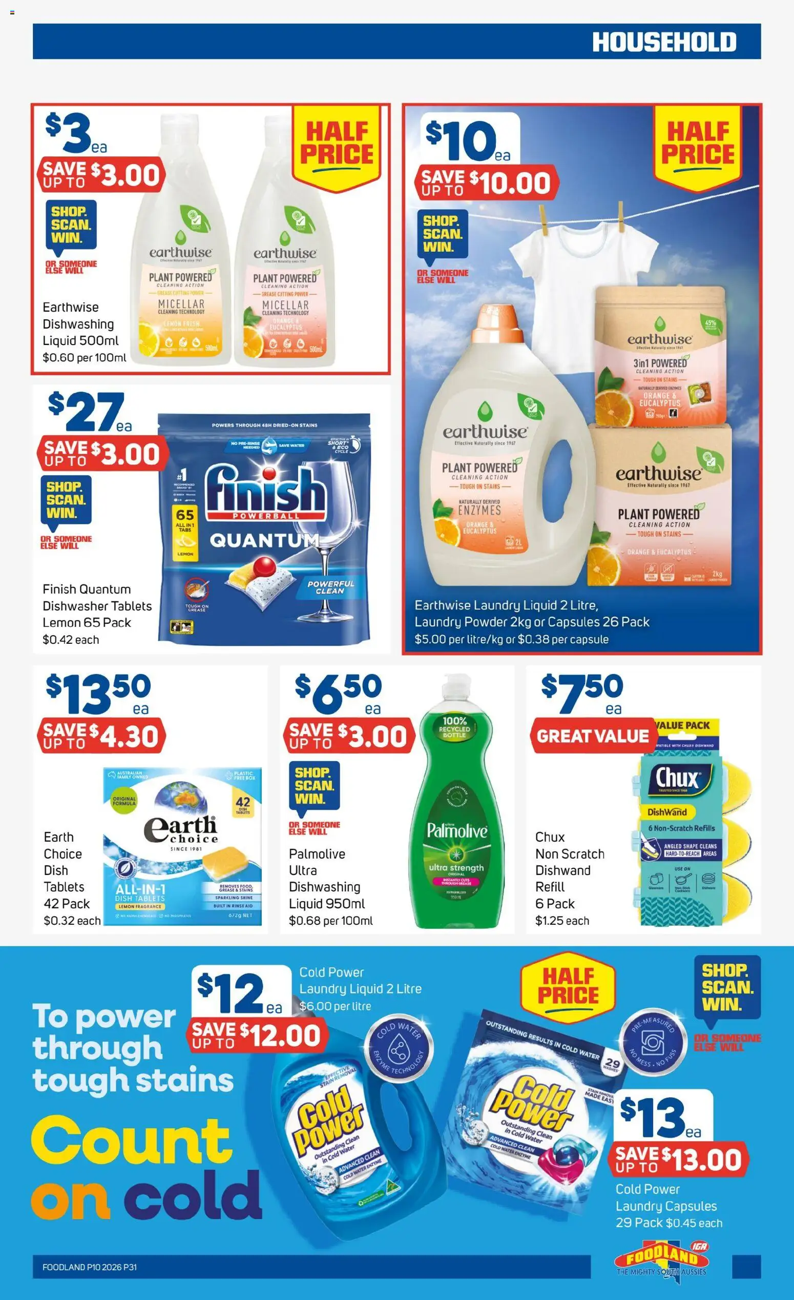 Foodland catalogue - valid from 04.03.2026 | Page: 31 | Products: Powder, Plant, Dishwasher, Tablets