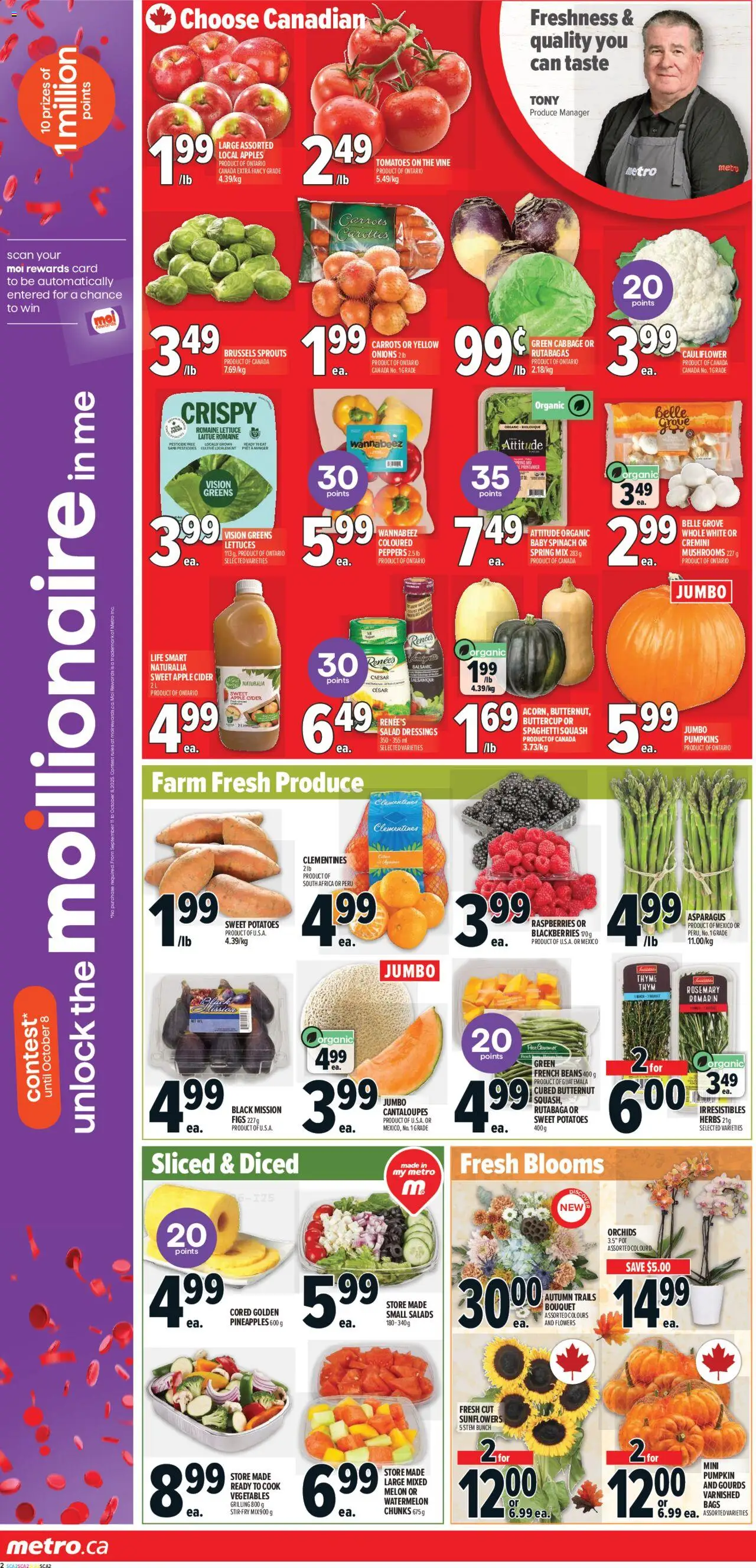 Metro flyer valid from 02.10.2025 | Page: 7 | Products: Salad, Potatoes, Pumpkin, Tomatoes