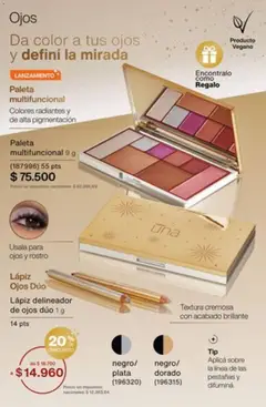 Vista previa Catálogo Natura Ciclo 16/2025 válido desde el 01.11.2025 | Página: 128 | Productos: Sobre, Delineador de ojos, Delineador, Paleta