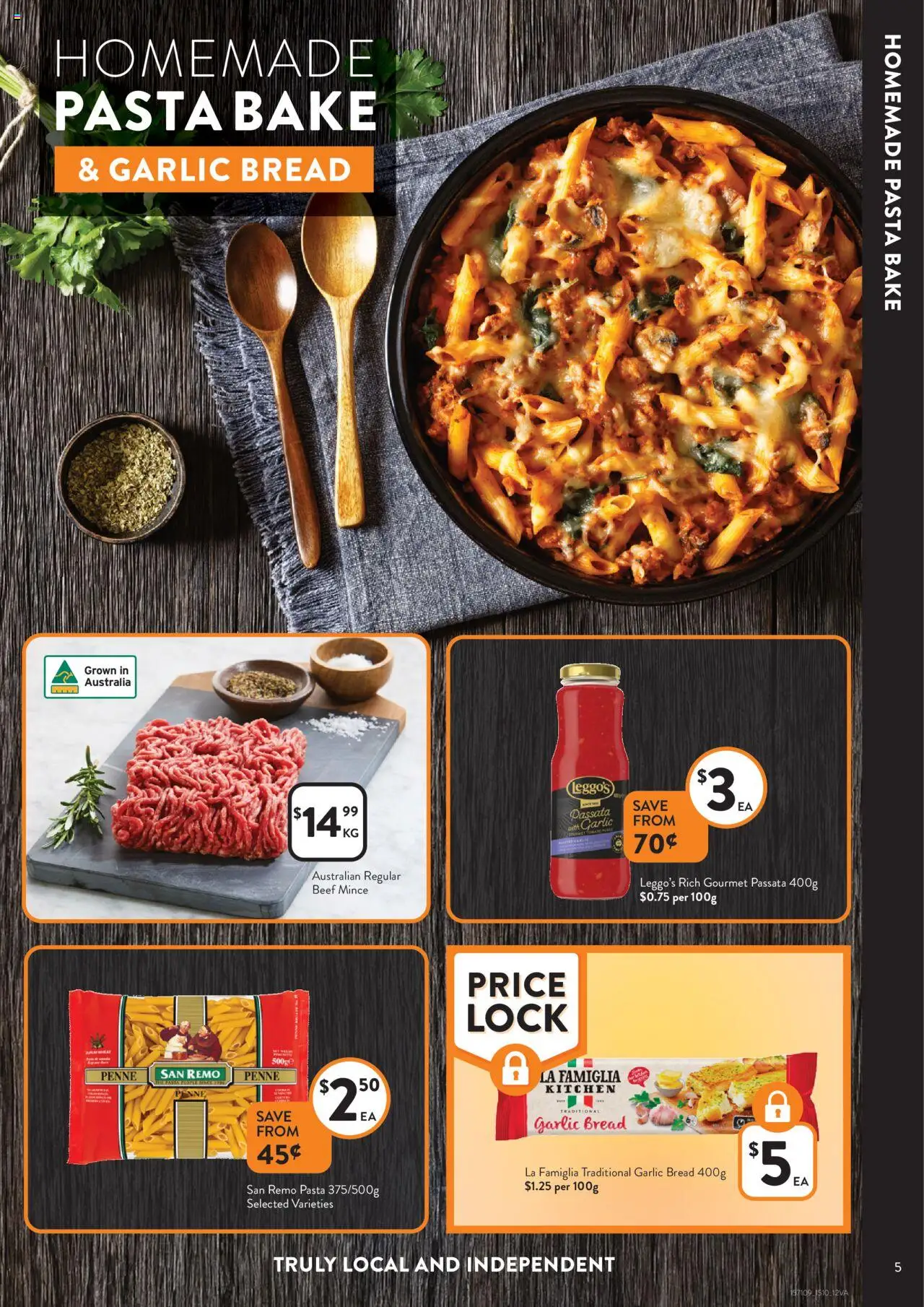 Foodworks catalogue - valid from 15.10.2025 | Page: 5 | Products: Bread, Beef, Pasta, Garlic