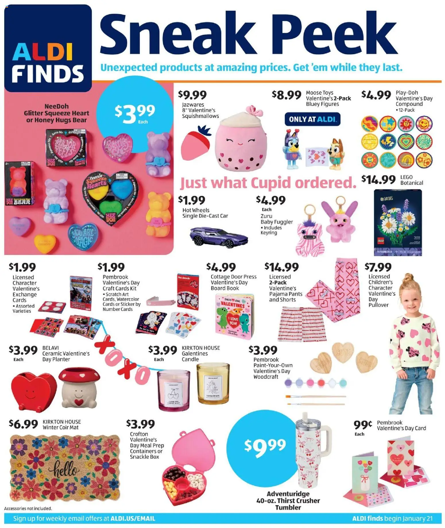Aldi In Store Ad - valid from 21.01.2026 | Page: 1 | Products: Press, Box, Watercolor, Shorts