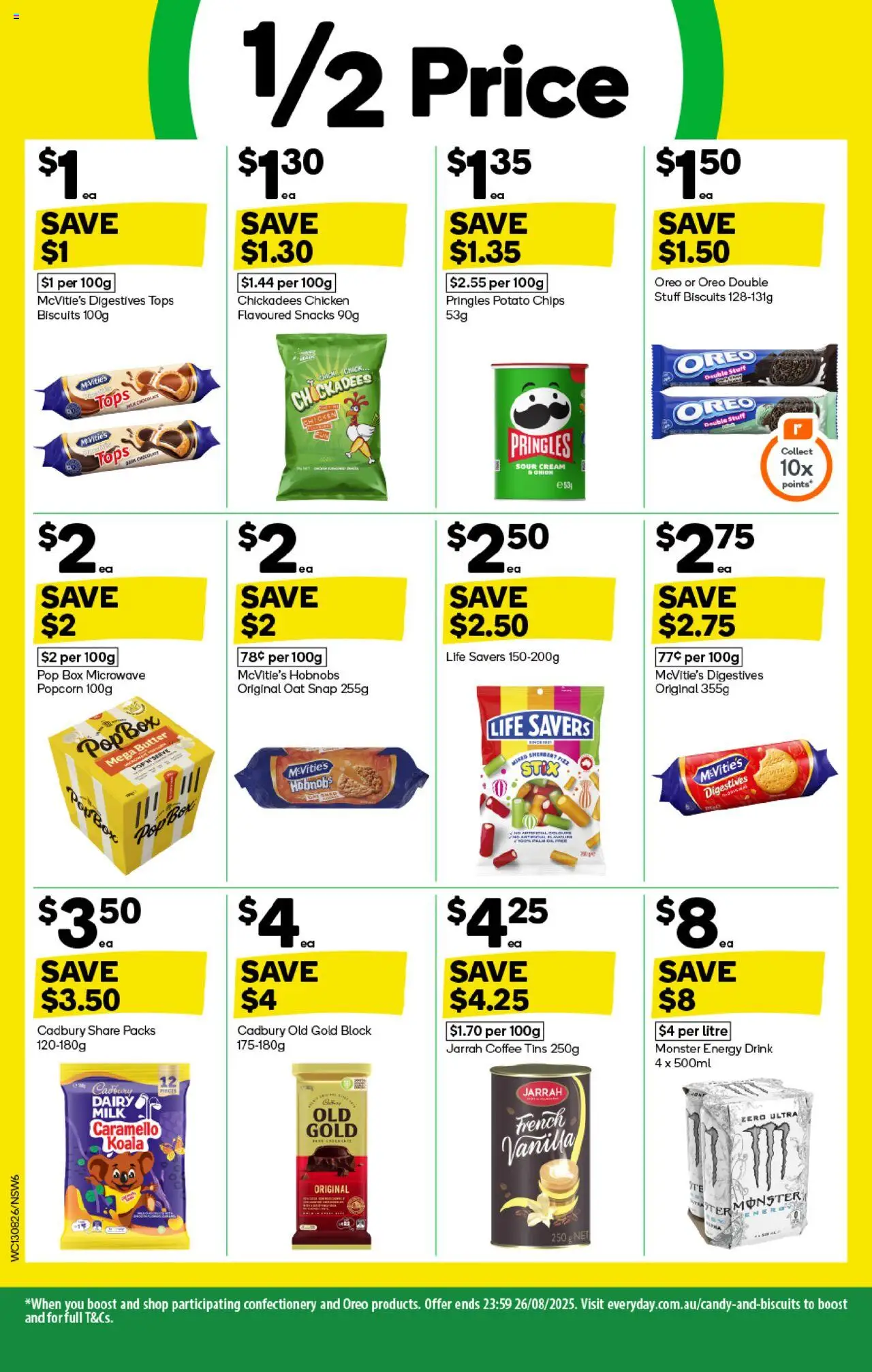 Woolworths catalogue - valid from 13.08.2025 | Page: 6 | Products: Box, Dairy, Popcorn, Microwave