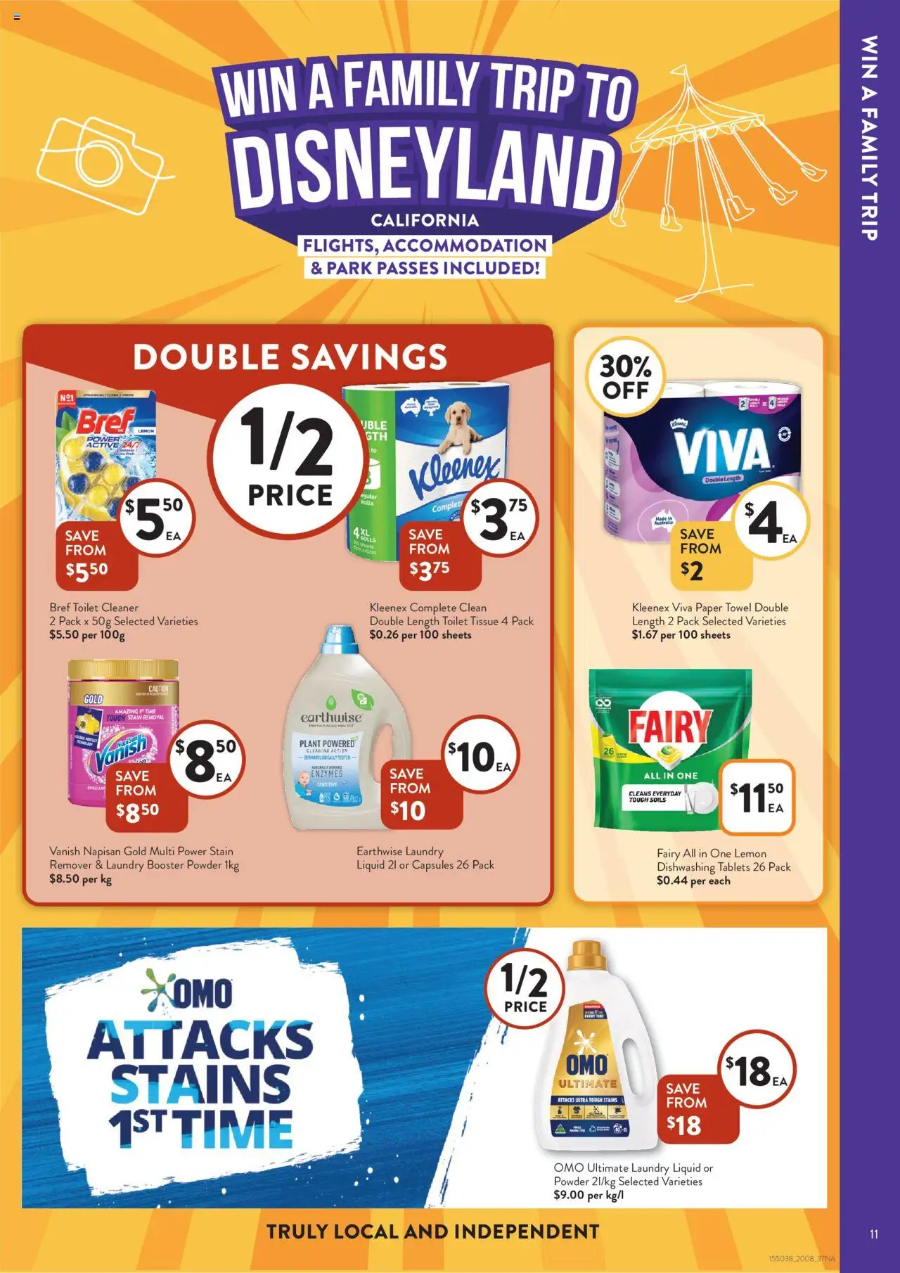 Foodworks catalogue - valid from 20.08.2025 | Page: 11 | Products: Toilet, Powder, Plant, Laundry