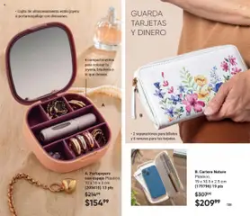 Nuevas ofertas de AVON válidas en toda la República Mexicana desde el 12.09.2025. ¡Encuentra las mejores ofertas en Portajoyero con espejo, Plástico. 10 x 10 x 3 cm (200410) 13 pts! | Página: 135 | Productos: Espejo