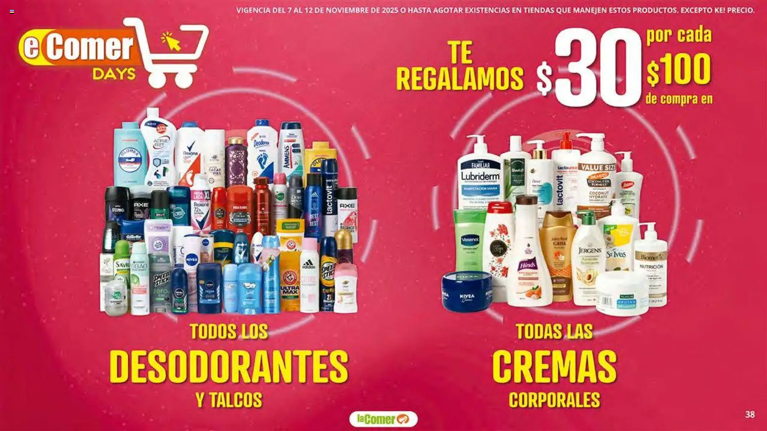 Nuevas ofertas de La Comer válidas en toda la República Mexicana desde el 07.11.2025. ¡Encuentra las mejores ofertas en La Comer folleto! | Página: 38