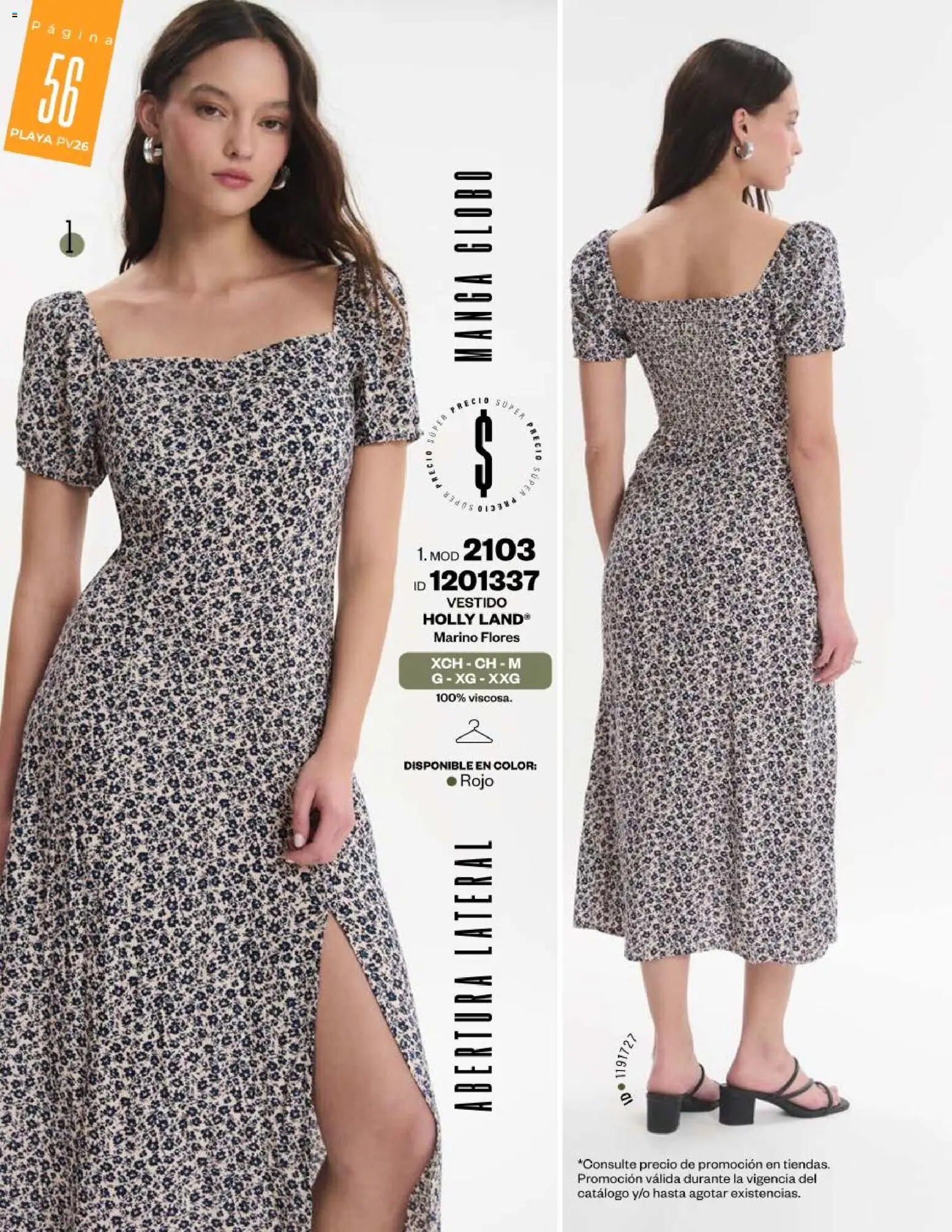 Nuevas ofertas de Price Shoes válidas en toda la República Mexicana desde el 13.02.2026. ¡Encuentra las mejores ofertas en Price Shoes catálogo Playa! | Página: 56 | Productos: Vestido