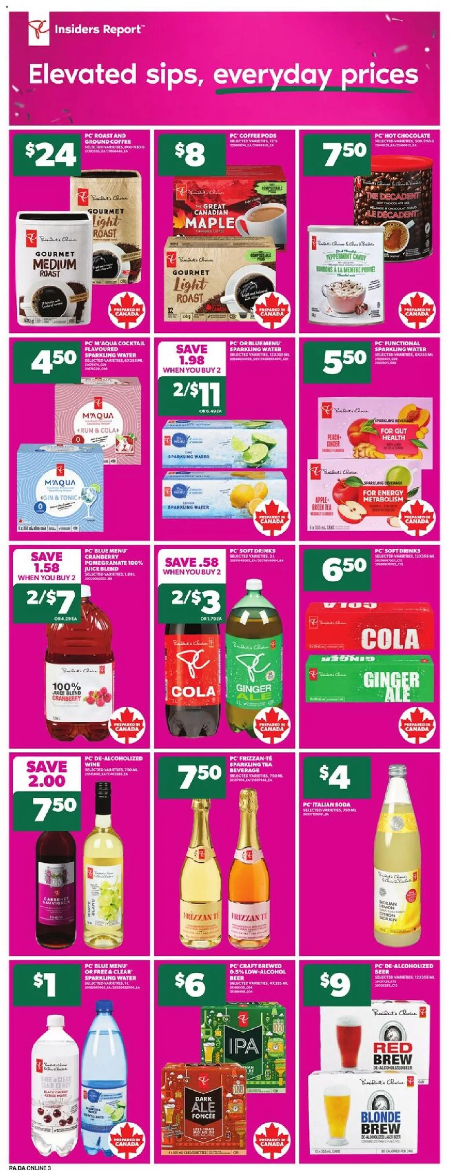 Atlantic Superstore flyer valid from 30.10.2025 | Page: 13 | Products: Tea, PC, Chocolate, Beer