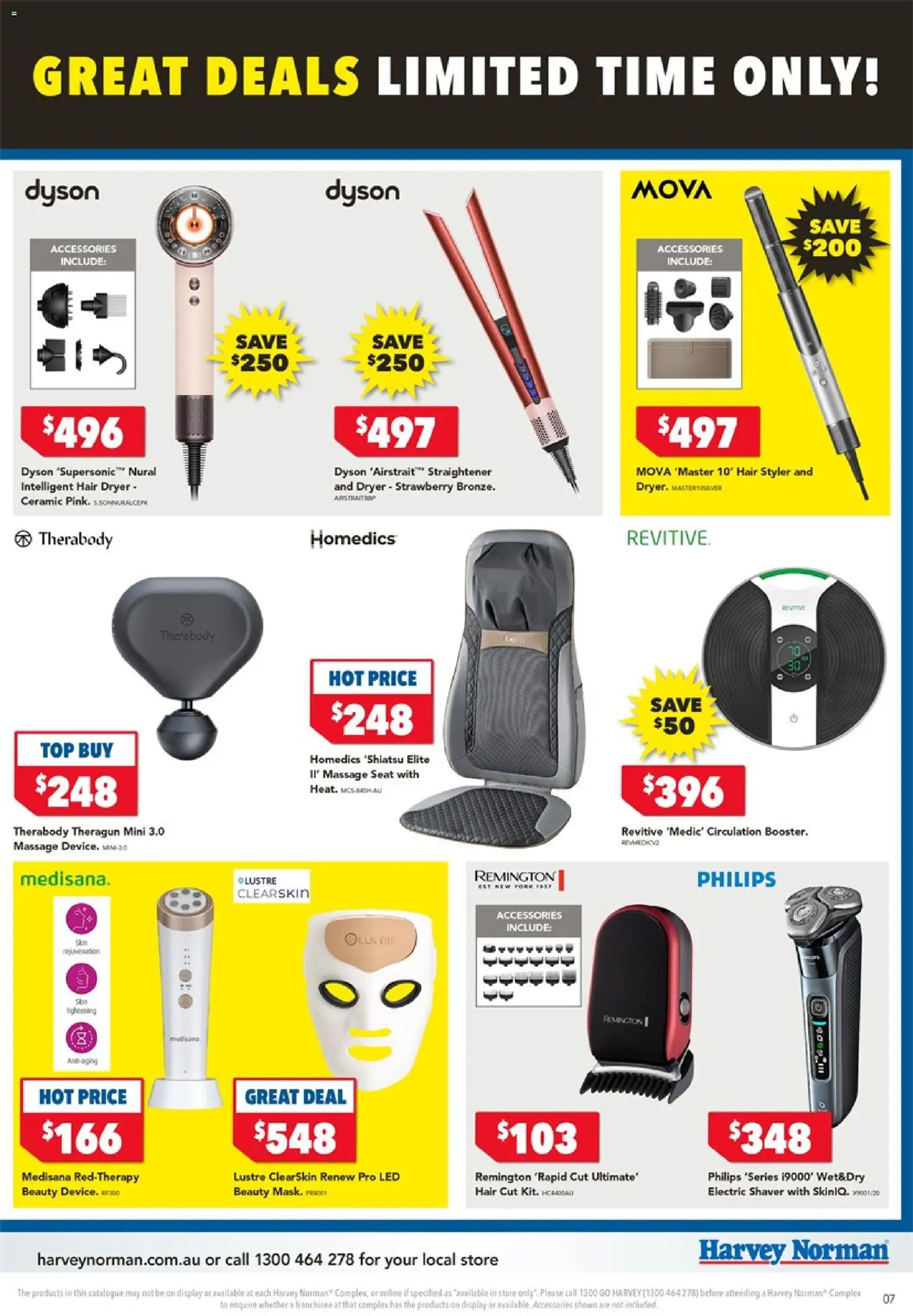 Harvey Norman catalogue - valid from 01.01.2026 | Page: 7 | Products: Accessories, Hair styler, Electric shaver, Hair dryer