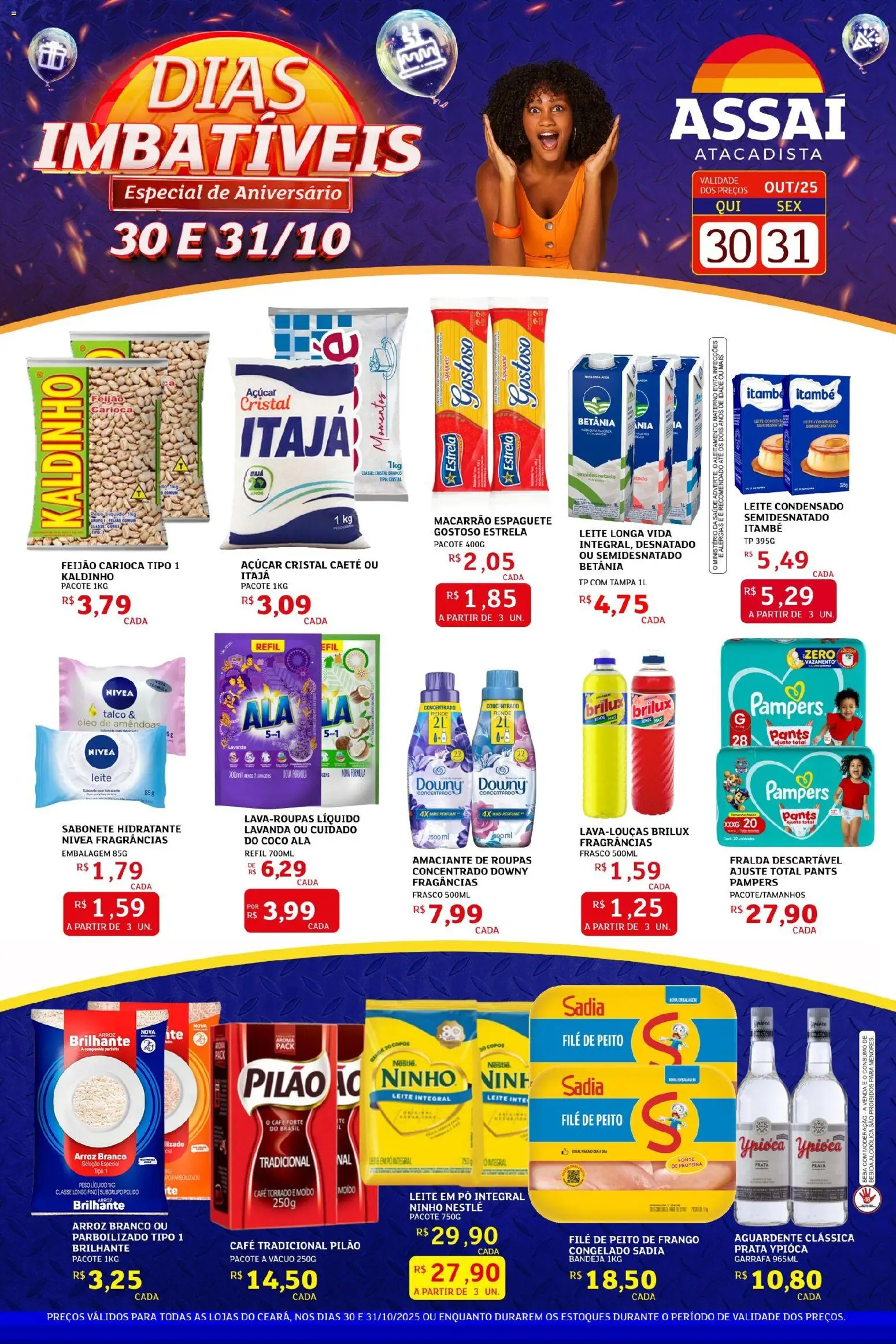 Assaí Atacadista Folheto - válido de 30.10.2025 | Página: 1 | Produtos: Pó, Óleo, Café, Frango