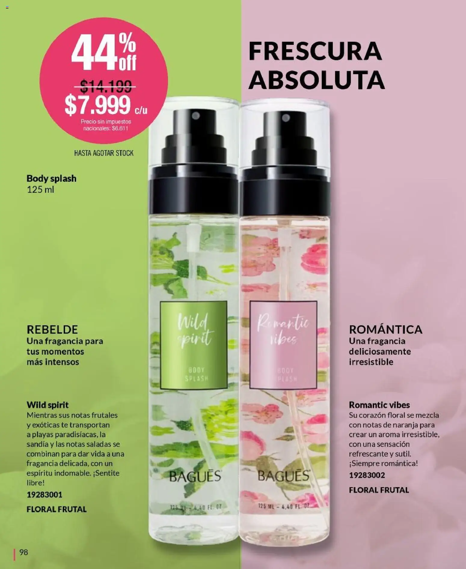 Bagués - Catálogo │ válido desde el 20.10.2025 | Página: 98 | Productos: Body, Sandía, Fragancia, Té