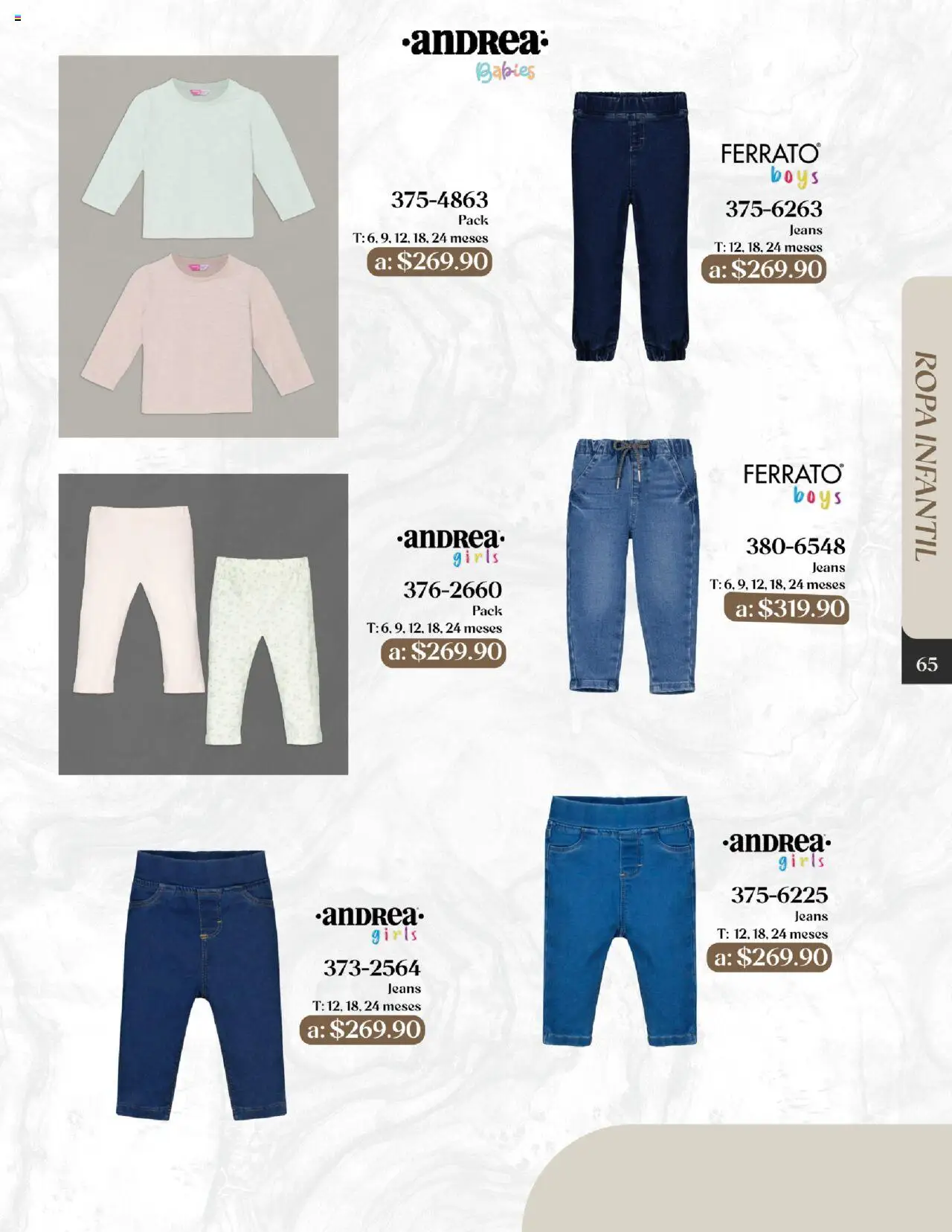 Nuevas ofertas de Andrea válidas en toda la República Mexicana desde el 24.08.2025. ¡Encuentra las mejores ofertas en Andrea - Catálogo Esenciales de Otoño! | Página: 65 | Productos: Ropa