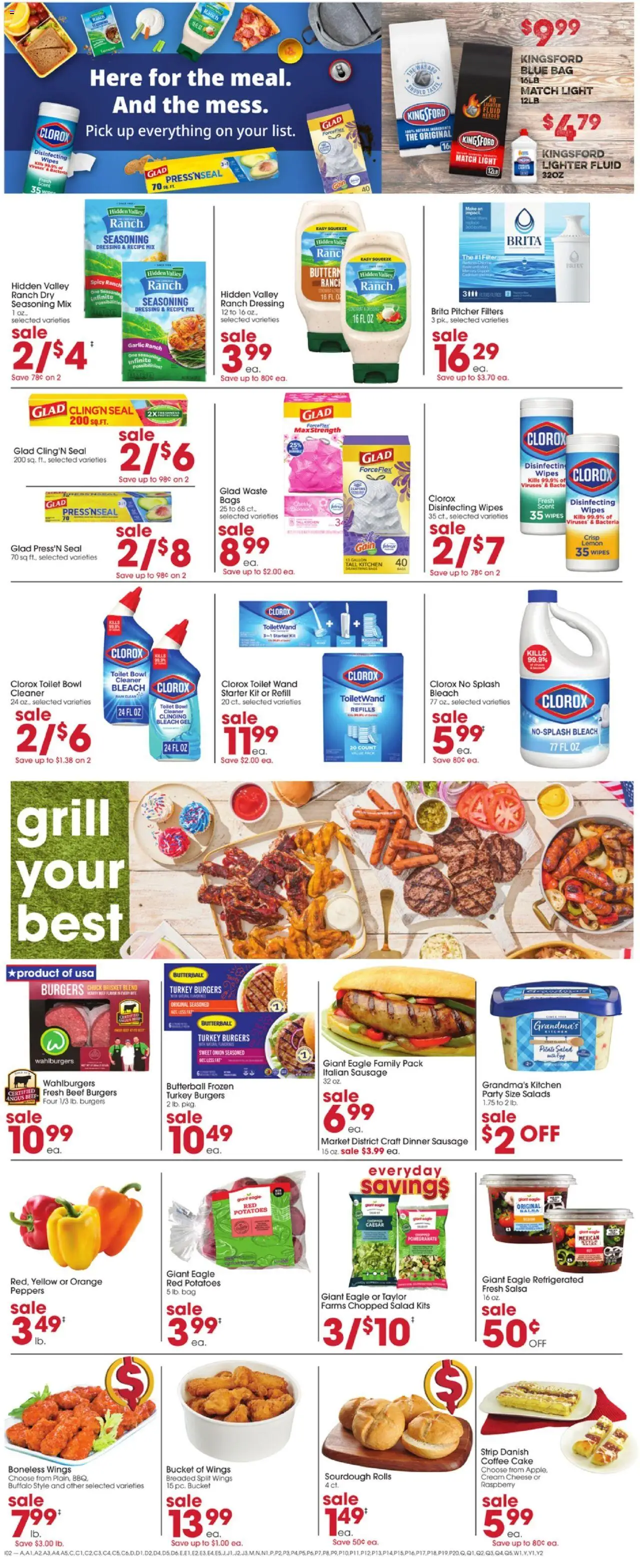 Giant Eagle Weekly Ad - valid from 28.08.2025 | Page: 6 | Products: Beef, Starter, Garlic, Lighter