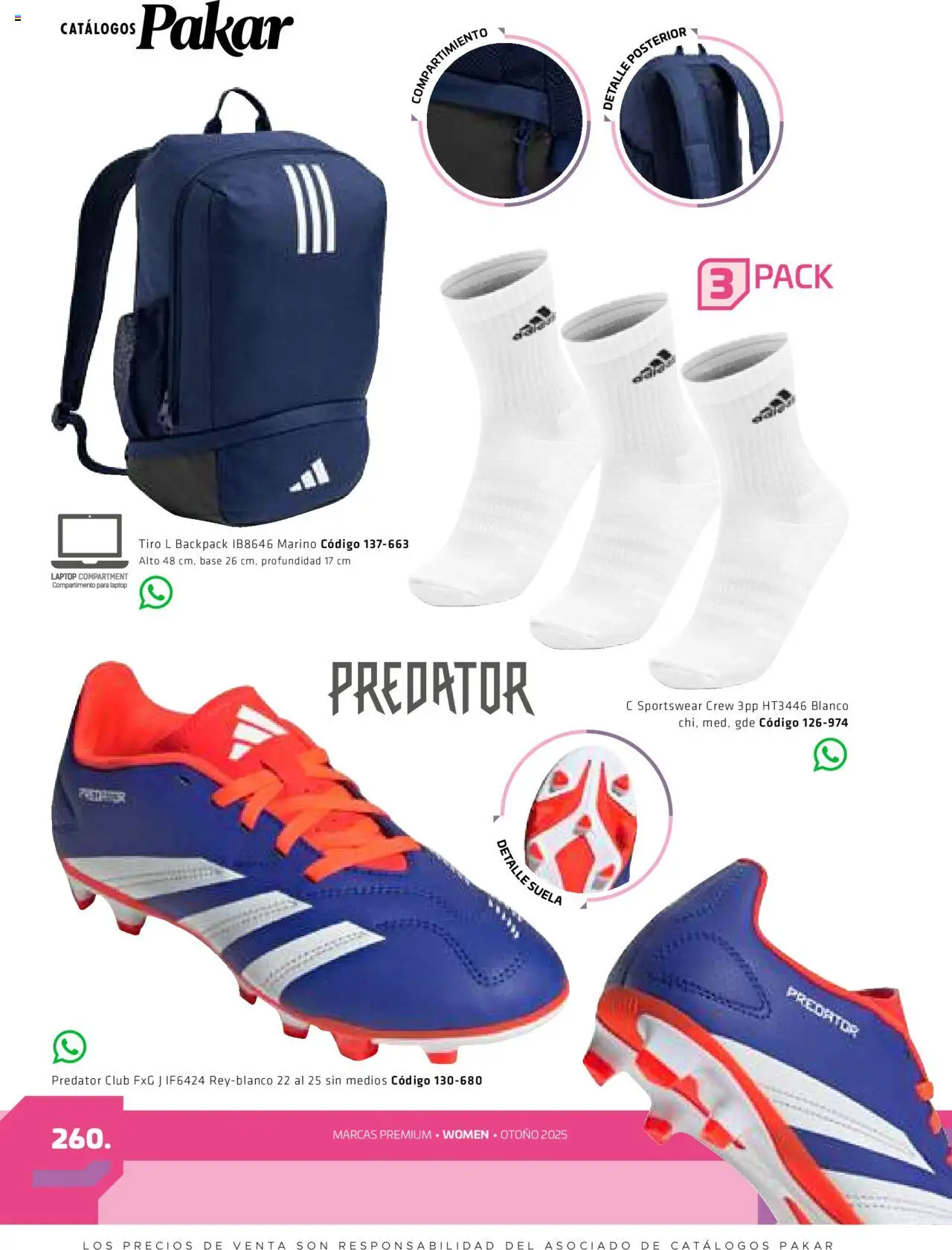 Nuevas ofertas de SC Pakar válidas en toda la República Mexicana desde el 29.08.2025. ¡Encuentra las mejores ofertas en SC Pakar - Catálogo Otoño Women! | Página: 260