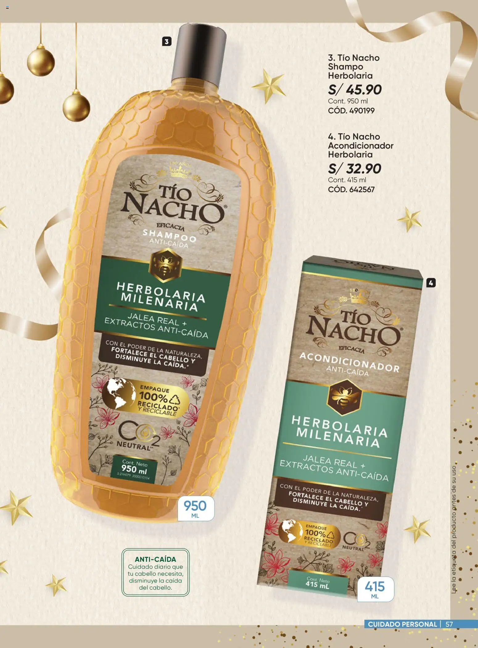 Catálogo Azzorti válido desde 03.11.2025 | Página: 57 | Productos: Shampoo, Acondicionador, Empaque