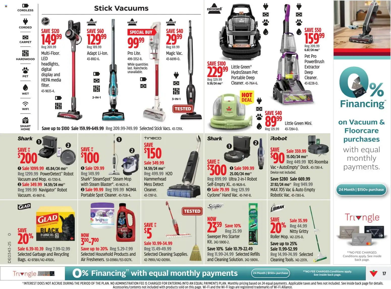 Canadian Tire flyer valid from 16.10.2025 | Page: 17 | Products: Robot, Carpet