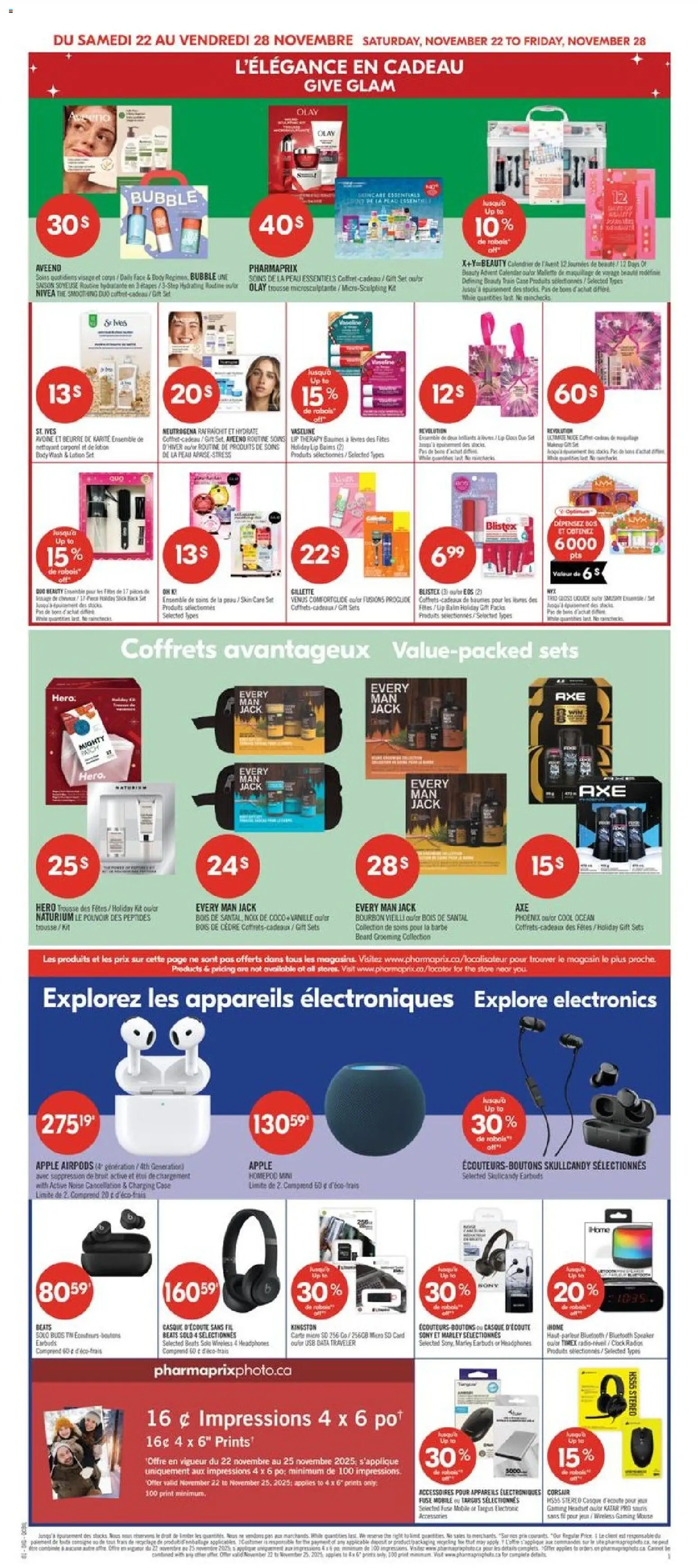 Pharmaprix flyer valid from 22.11.2025 | Page: 6 | Products: Mouse, Speaker, Lip gloss, Body wash