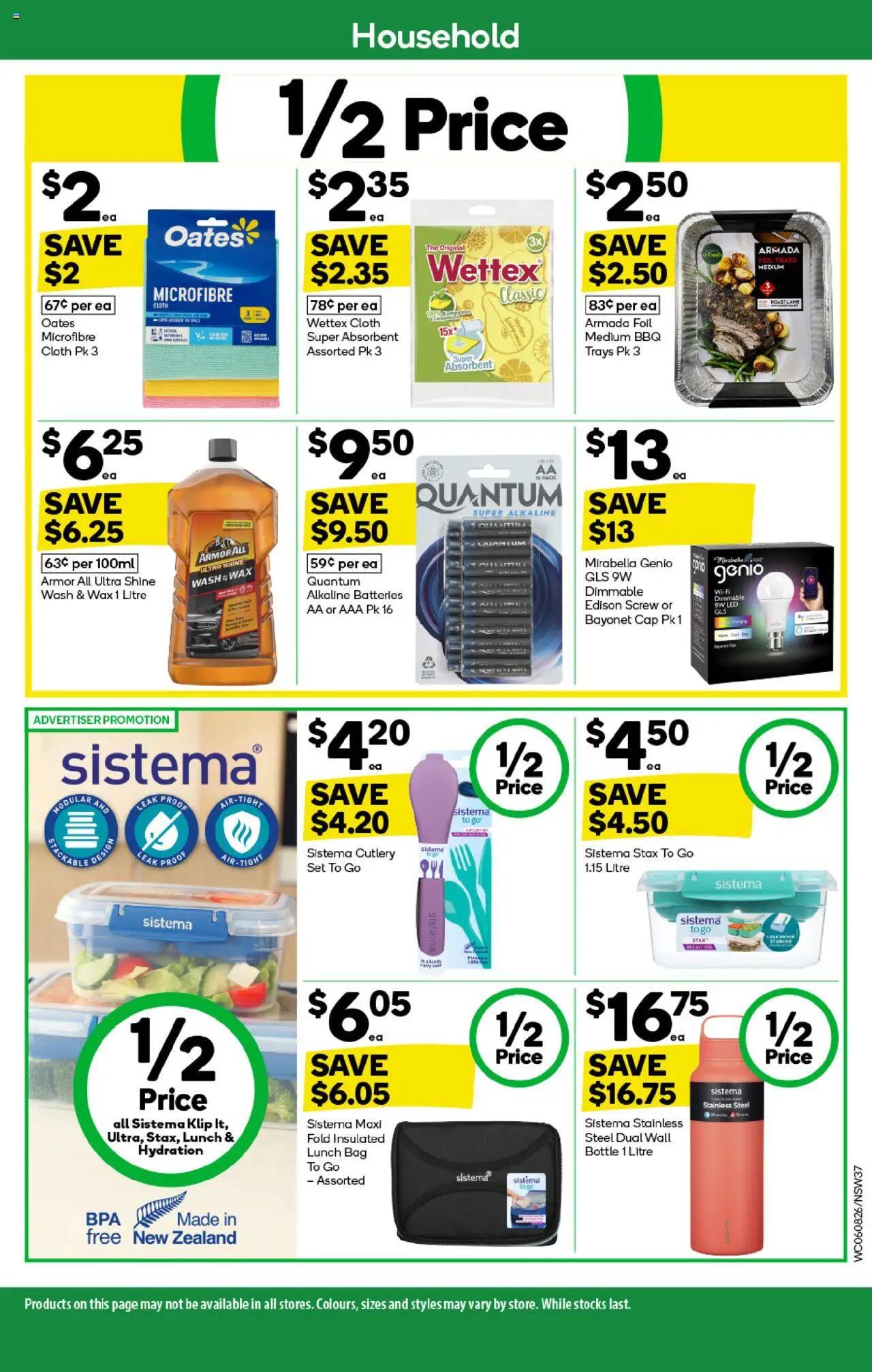 Woolworths catalogue - valid from 06.08.2025 | Page: 37 | Products: Cutlery, Cloth, Cap, Bag