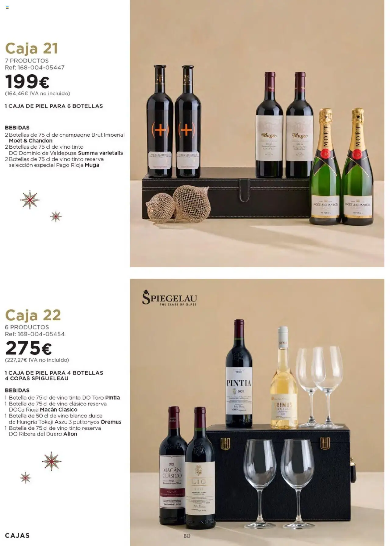 Nuevas ofertas de El Corte Inglés válidas en toda la República Mexicana desde el 03.10.2025. ¡Encuentra las mejores ofertas en El Corte Inglés - Catálogo Cestas Navidad 2025! | Página: 80 | Productos: Champagne, Botella, Vino, Caja