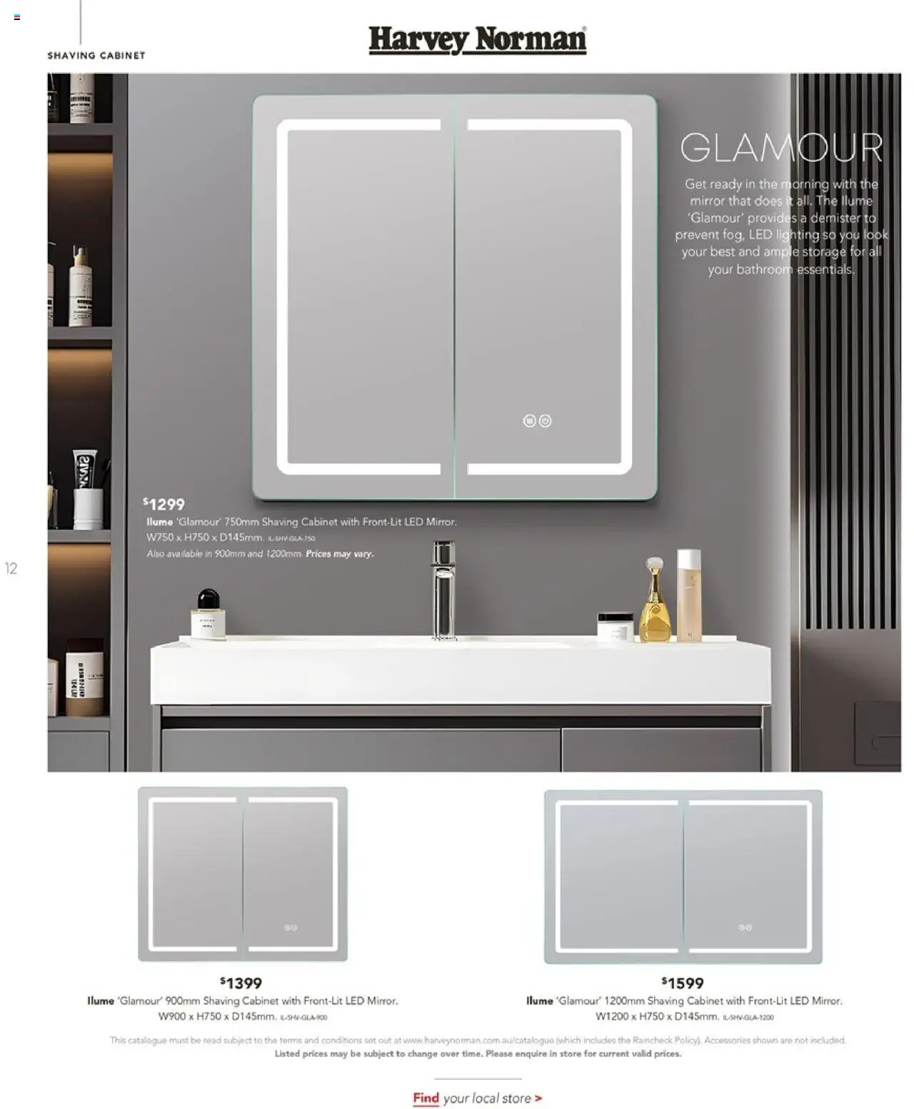 Harvey Norman catalogue - valid from 11.06.2025 | Page: 12 | Products: Cabinet, Mirror, Accessories, Bathroom