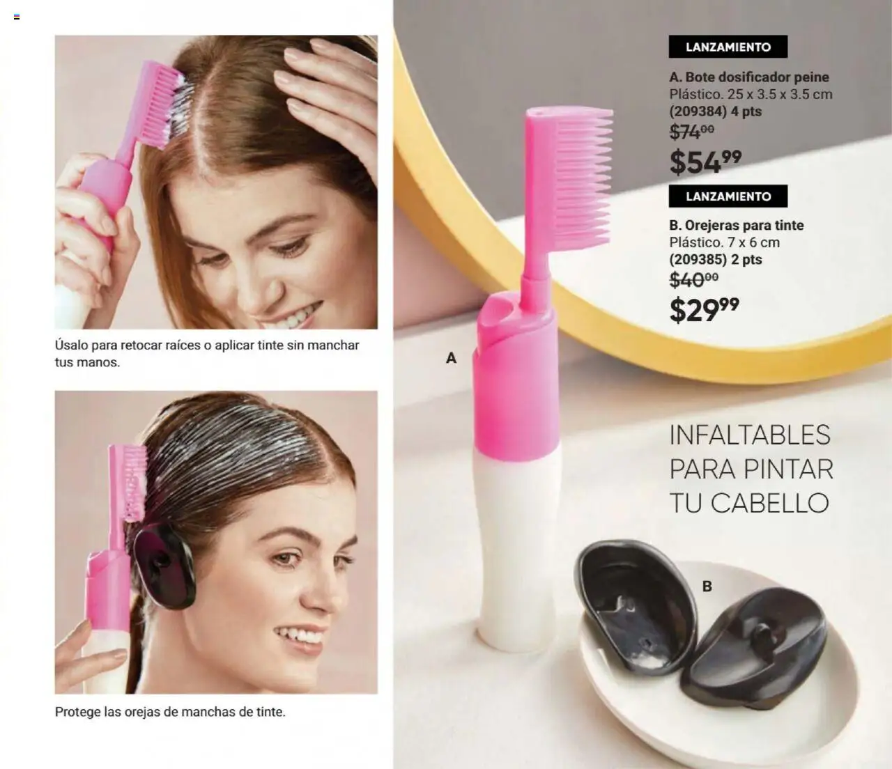 Nuevas ofertas de AVON válidas en toda la República Mexicana desde el 09.10.2025. ¡Encuentra las mejores ofertas en AVON - Casa & Estilo 16 2025! | Página: 129 | Productos: Peine, Orejeras