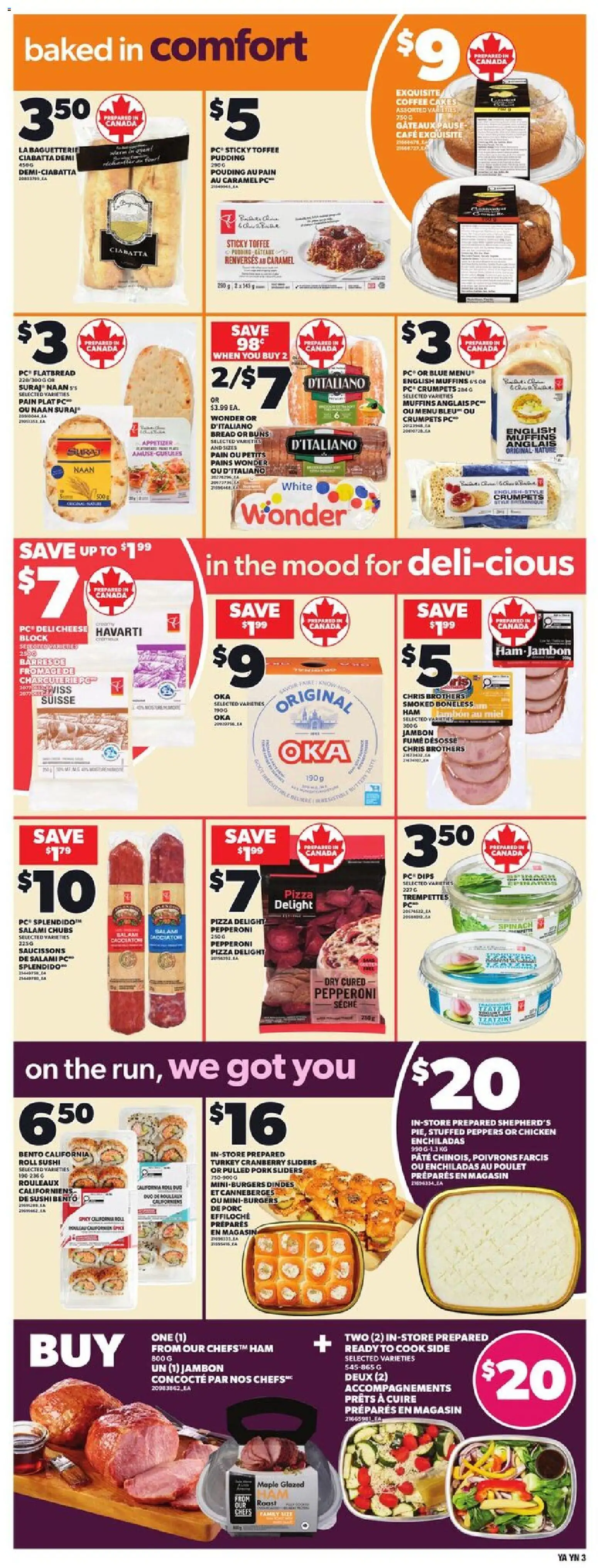 Independent Grocer flyer valid from 20.11.2025 | Page: 4 | Products: Turkey, Ham, Pizza, Chicken