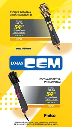 Lojas Cem - Ofertas atuais - Pré-Visualização do folheto da loja Lojas Cem, válido de 17.11.2025 | Página: 135