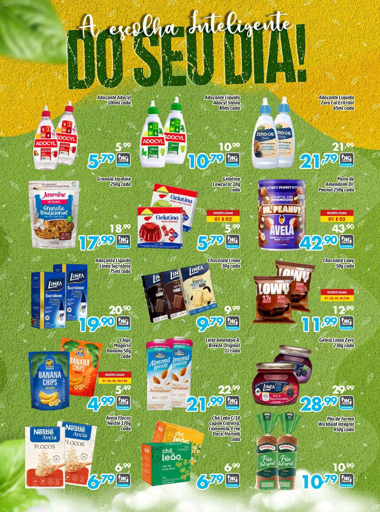 Big Compra Folheto - válido de 07.03.2026 | Página: 6 | Produtos: Amendoim, Stevia, Chocolate, Pão de forma