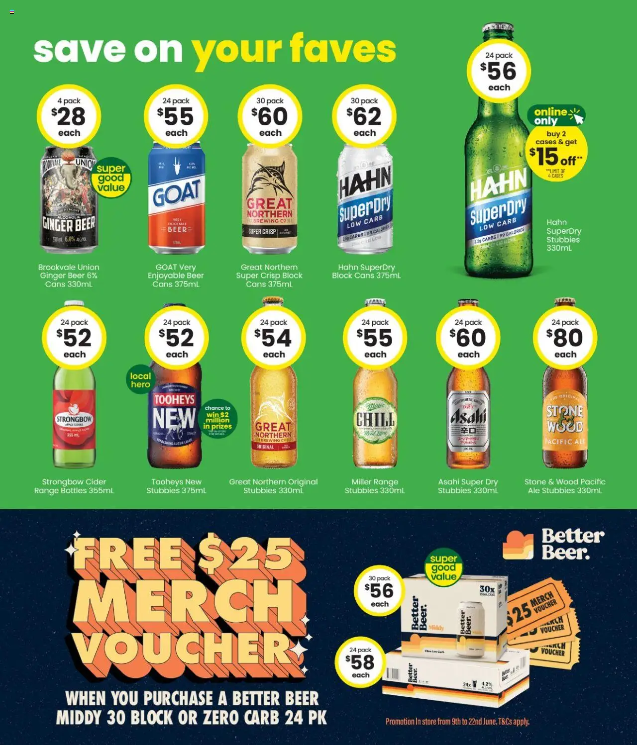 The Bottle-O catalogue - valid from 09.06.2025 | Page: 4 | Products: Ginger, Beer, Wood