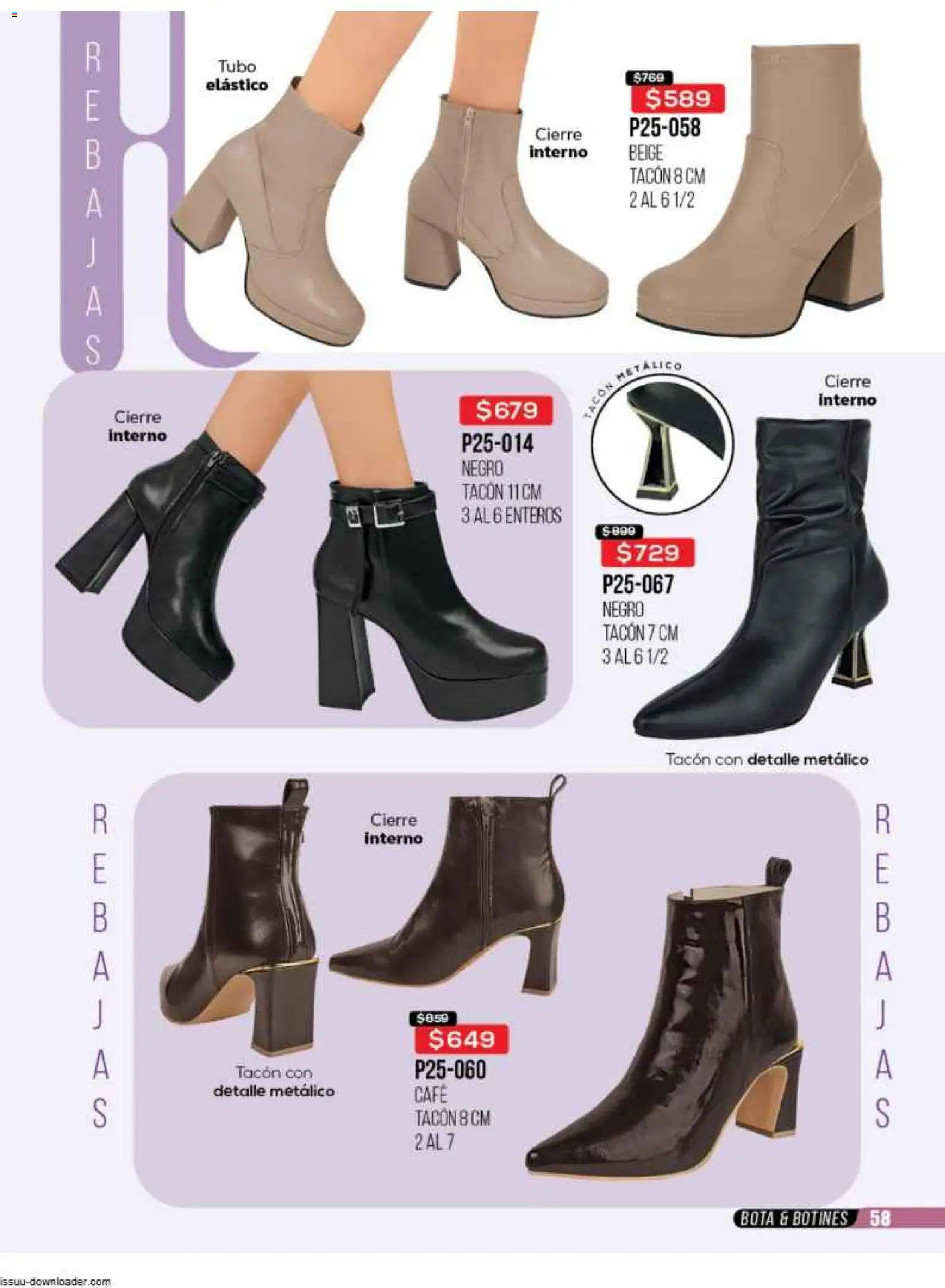 Nuevas ofertas de Cklass válidas en toda la República Mexicana desde el 31.10.2025. ¡Encuentra las mejores ofertas en Cklass catálogo Super Rebajas Ropa! | Página: 332 | Productos: Café, Botines