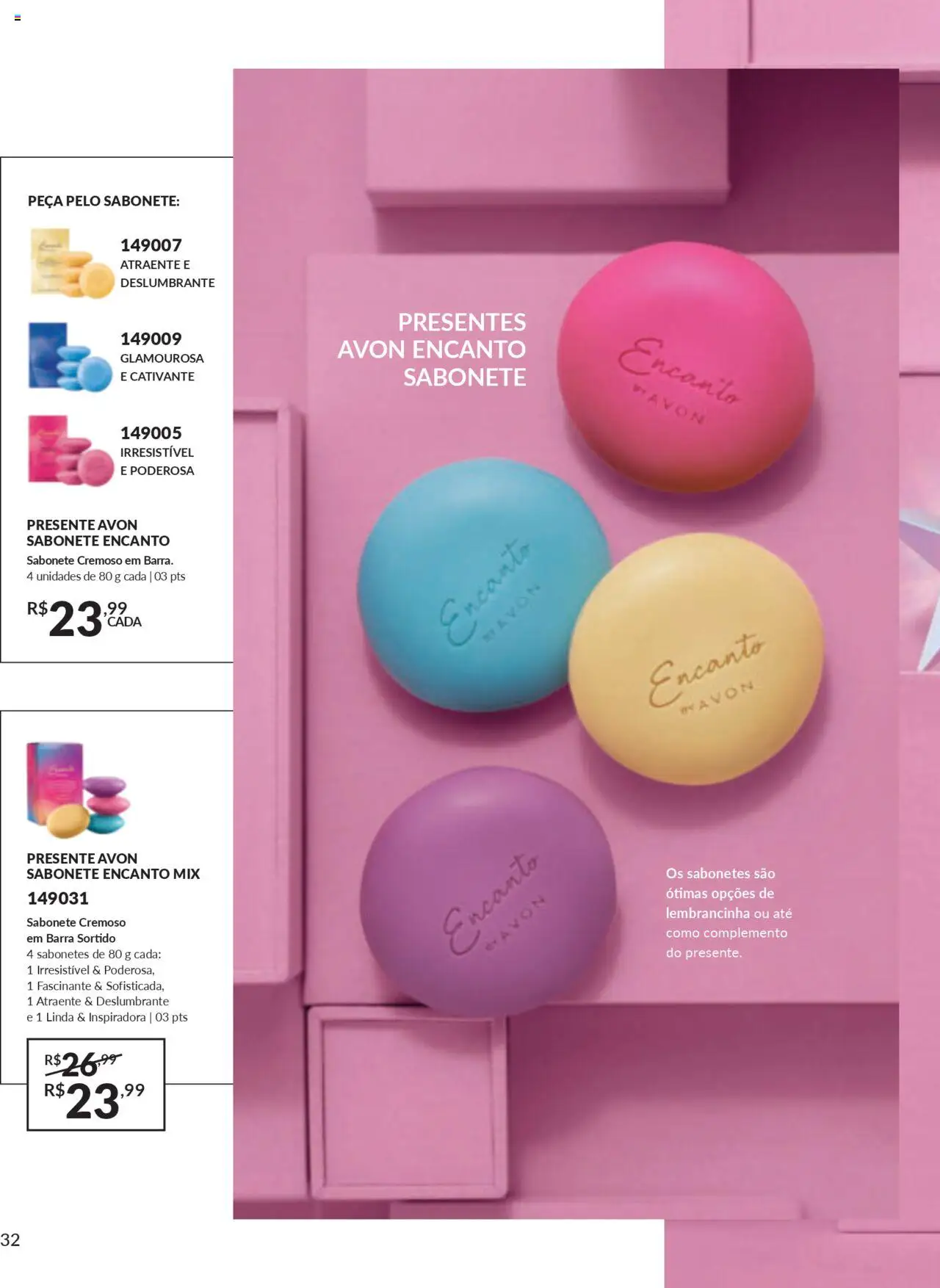 Avon Folheto - válido de 27.09.2025 | Página: 32 | Produtos: Sabonete