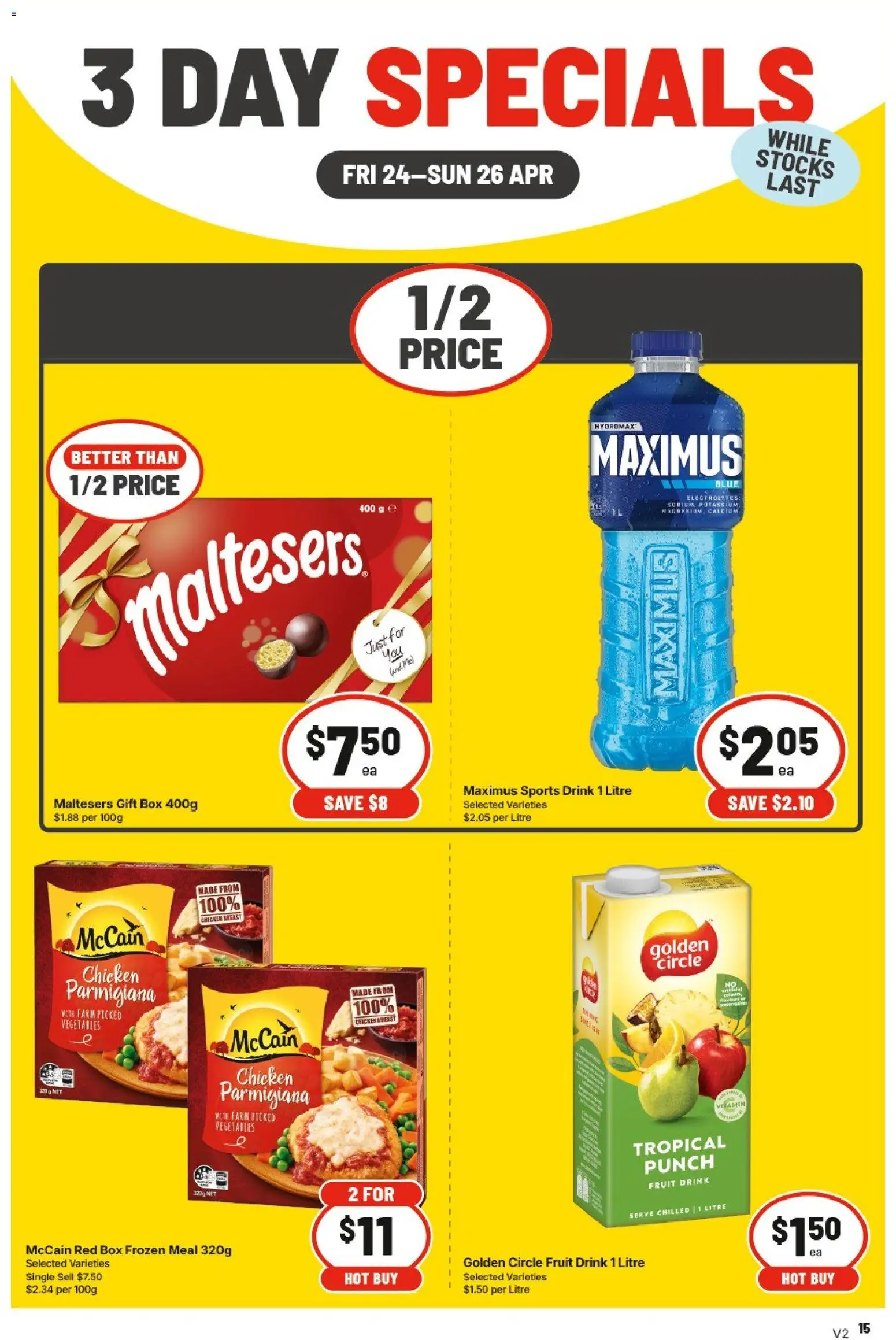 IGA catalogue - valid from 24.04.2026 | Page: 2 | Products: Box, Chicken, Vegetables, Vitamin