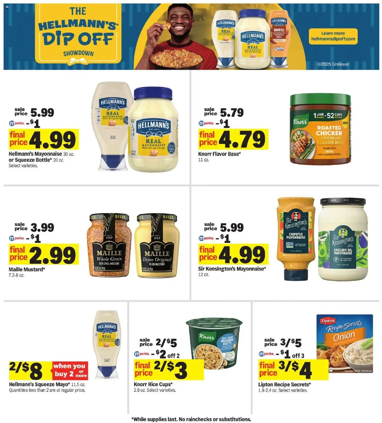 Meijer Weekly Ad - MI - valid from 01.10.2025 | Page: 31 | Products: Rice, Avocado, Mayonnaise, Onion
