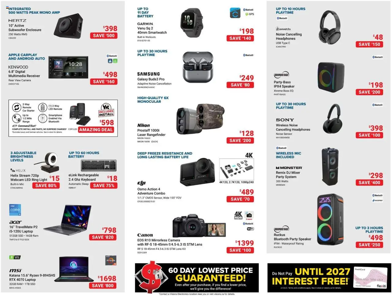Visions flyer valid from 19.09.2025 | Page: 3 | Products: Smartphone, Headphones, Speaker, Smartwatch