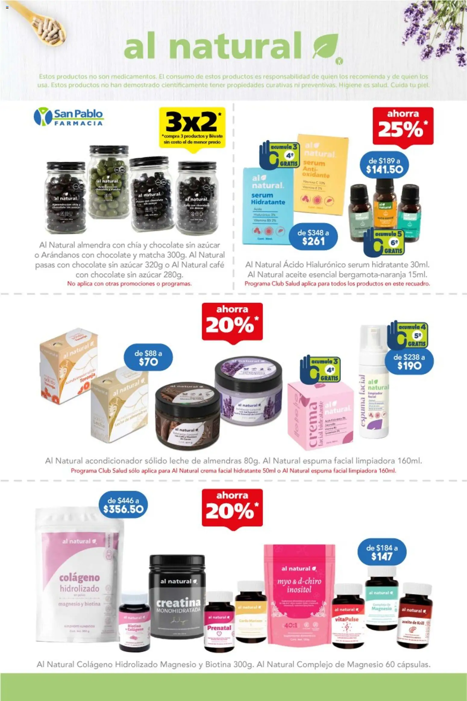 Nuevas ofertas de Farmacia San Pablo válidas en toda la República Mexicana desde el 08.02.2026. ¡Encuentra las mejores ofertas en Farmacia San Pablo catálogo! | Página: 10