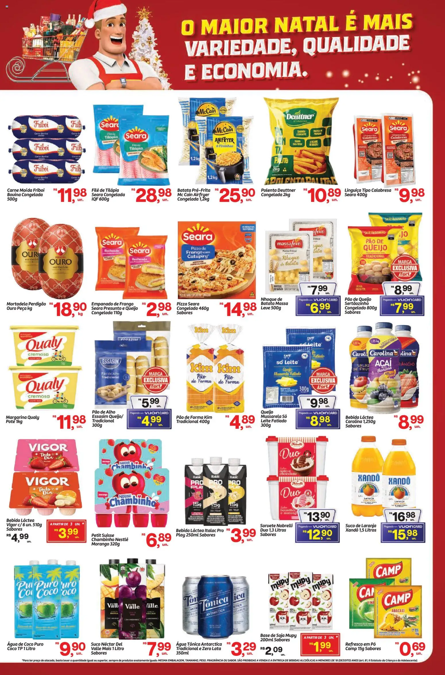 Fort Atacadista Folheto - válido de 08.12.2025 | Página: 3 | Produtos: Pó, Tilápia, Batata, Filé de tilápia