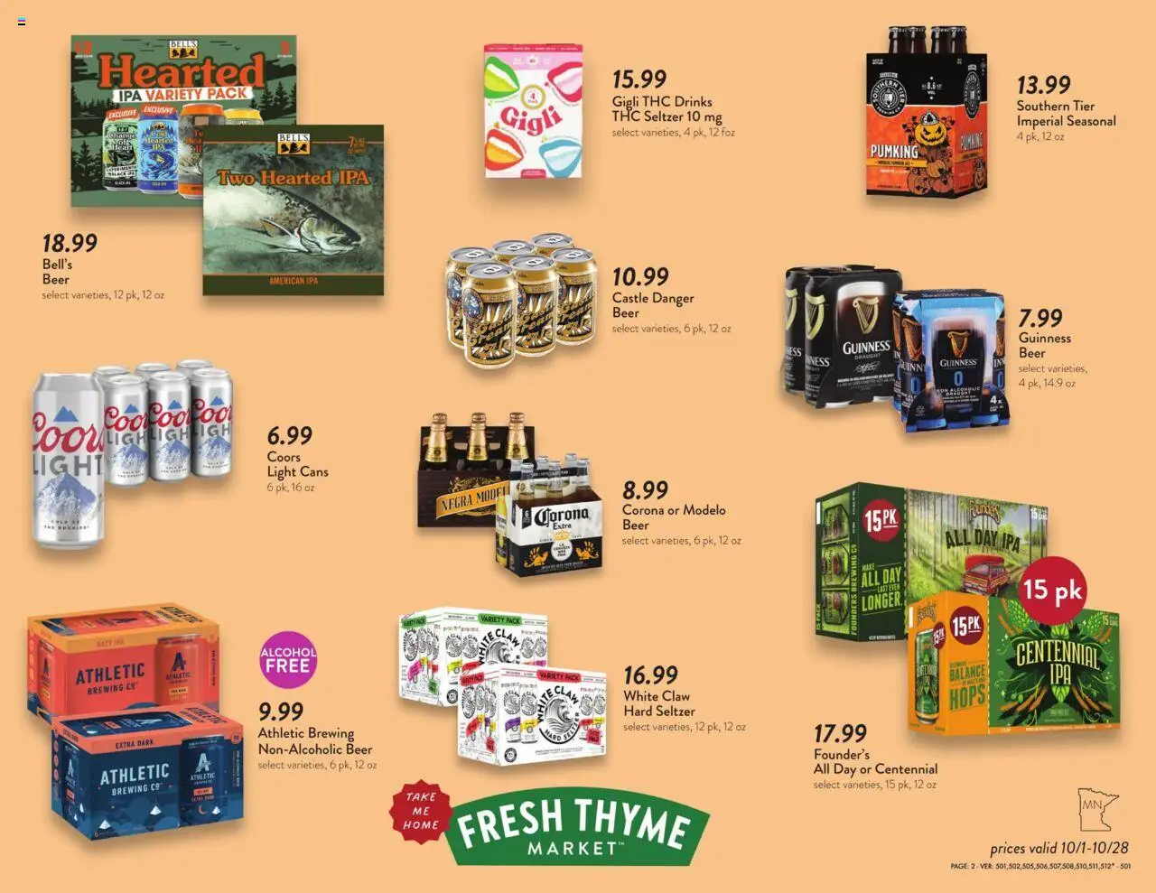 Fresh Thyme Alcohol Flyer - valid from 01.10.2025 | Page: 2 | Products: Beer