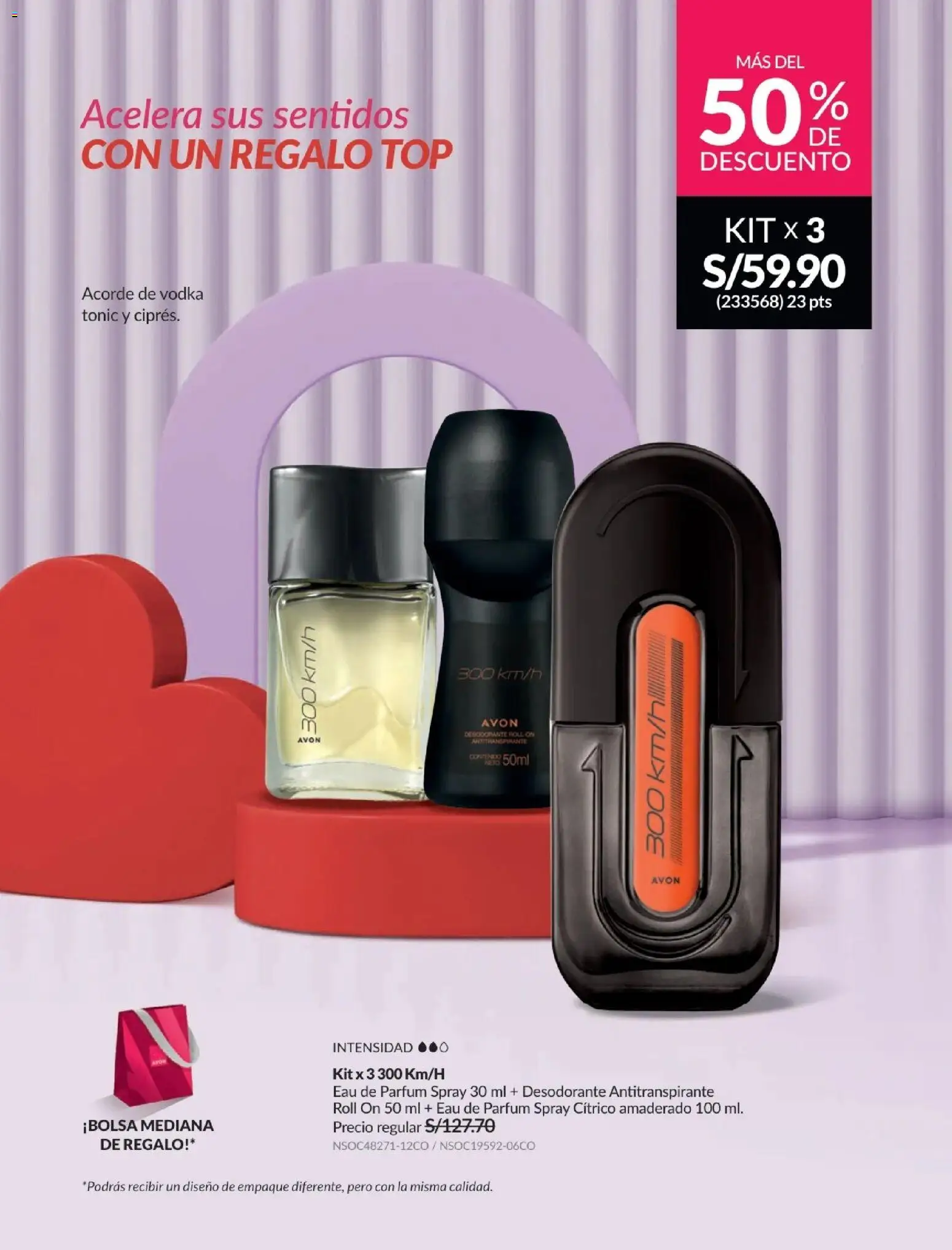 Catálogo Avon válido desde 01.02.2026 | Página: 18 | Productos: Antitranspirante, Vodka, Empaque, Bolsa