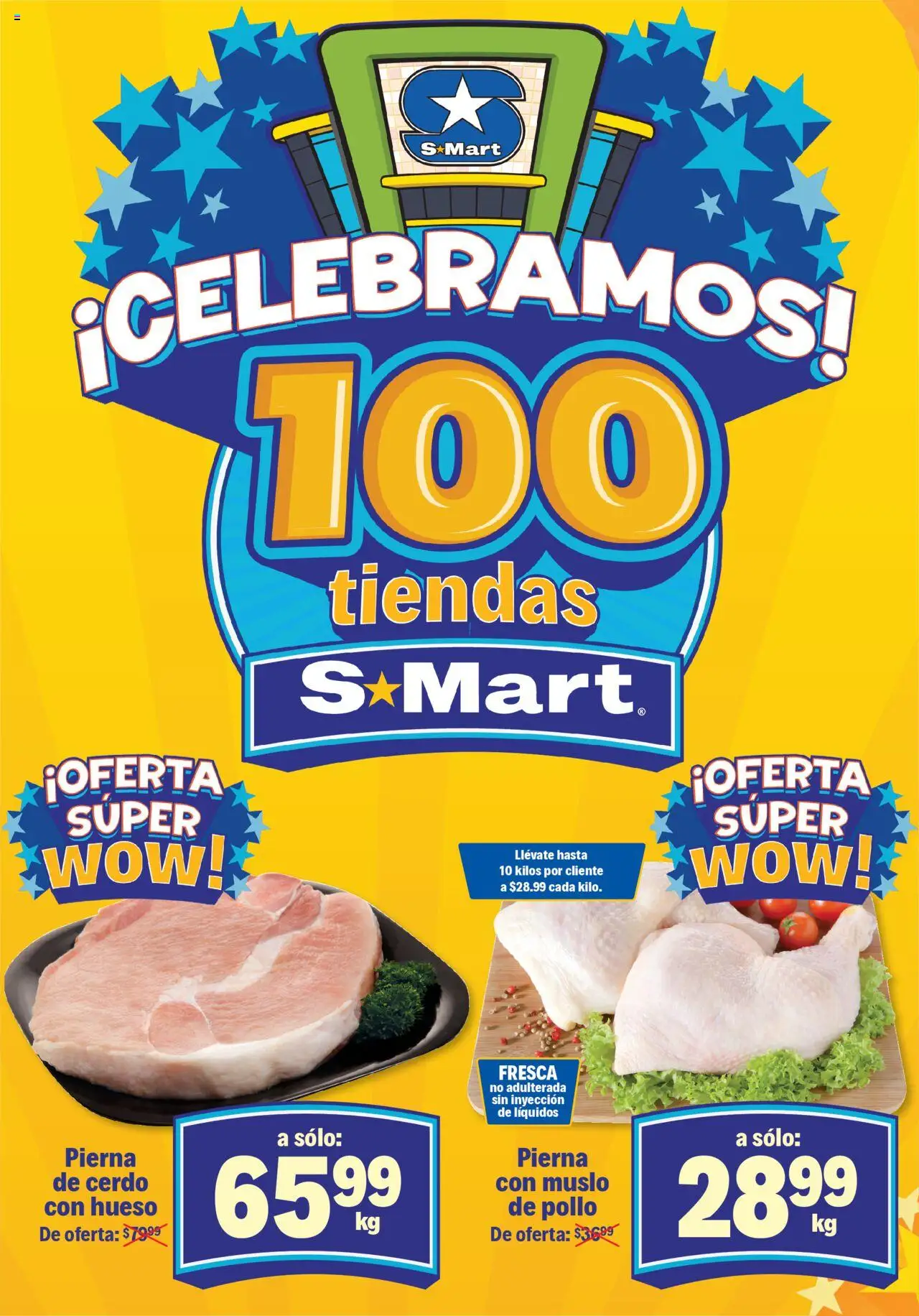 Nuevas ofertas de S-Mart válidas en toda la República Mexicana desde el 21.10.2025. ¡Encuentra las mejores ofertas en S-Mart folleto Juárez! | Página: 2 | Productos: Pollo, Cerdo