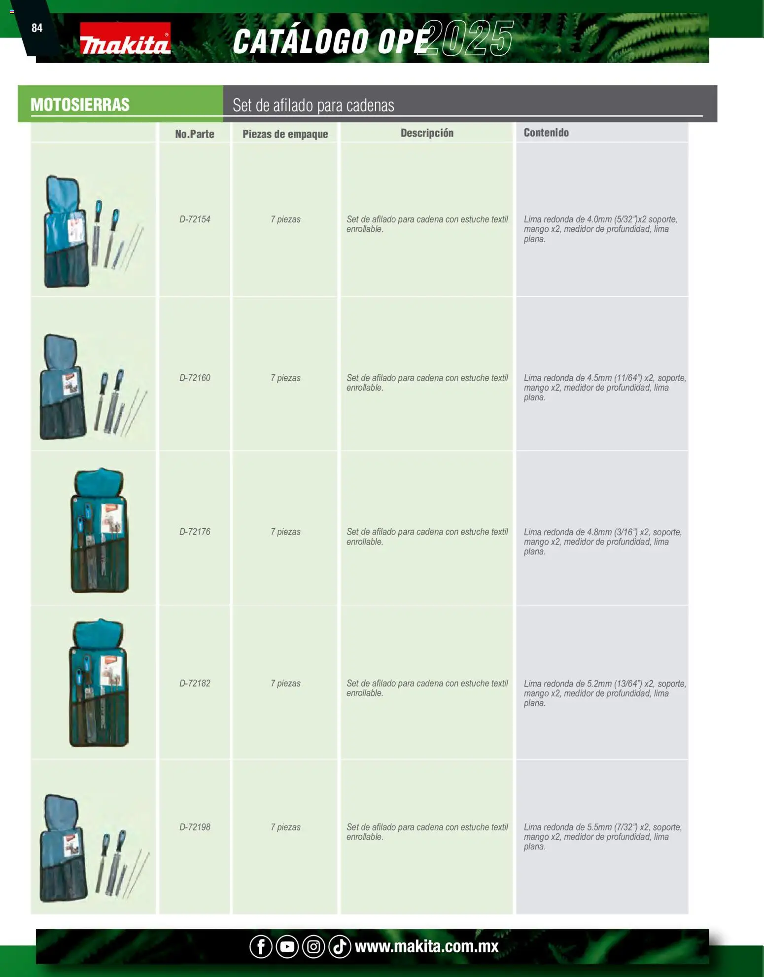 Nuevas ofertas de Makita válidas en toda la República Mexicana desde el 07.10.2024. ¡Encuentra las mejores ofertas en Makita catálogo Ope! | Página: 84