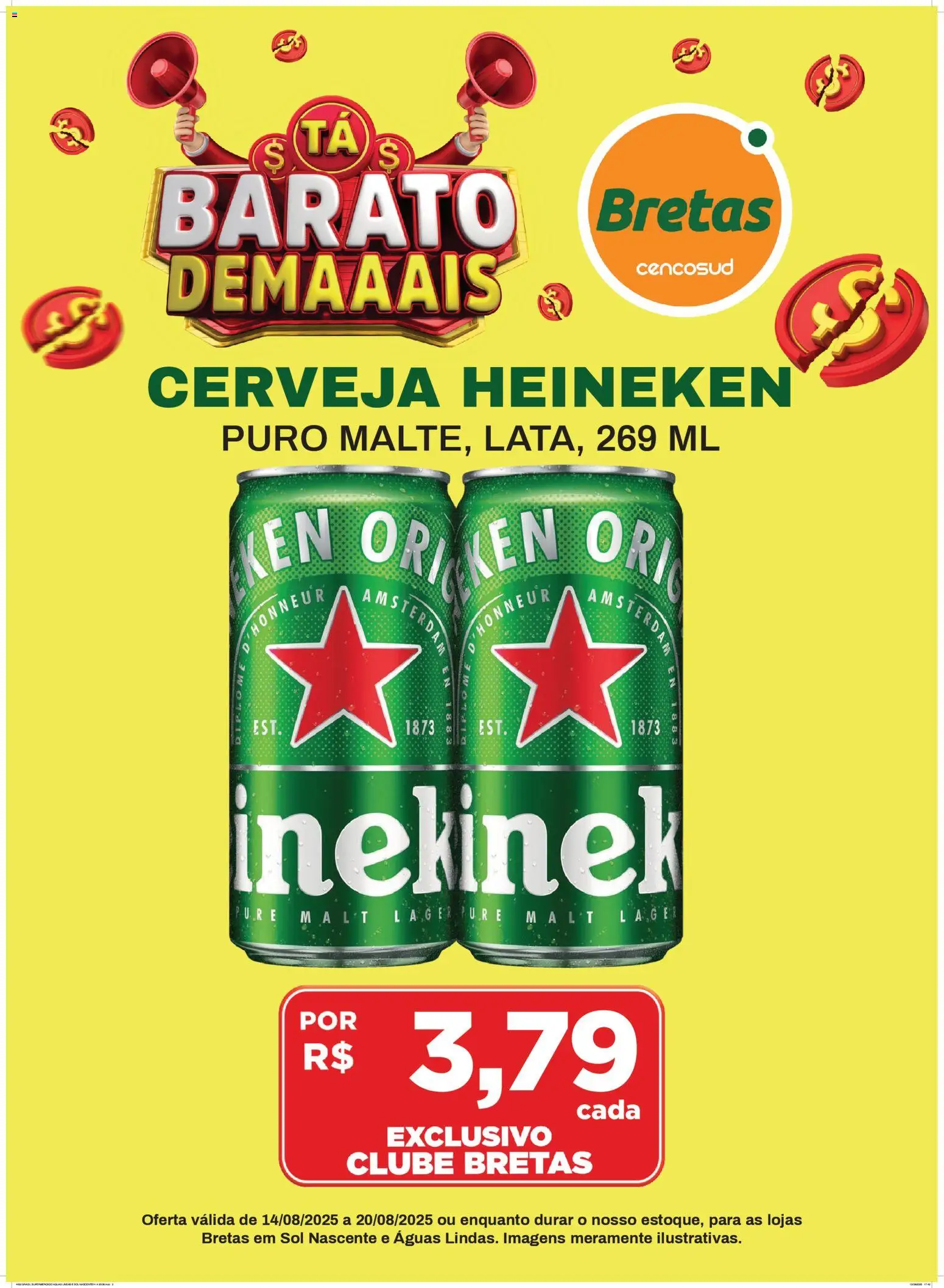 Bretas Folheto - válido de 14.02.2026 | Página: 2 | Produtos: Cerveja, Cerveja Heineken, Heineken