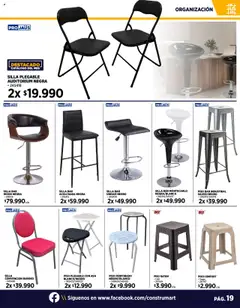 Construmart ofertas  │ válido desde el 02.09.2025 | Página: 19 | Productos: Silla, Café
