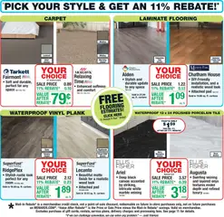 Preview of Menards weekly ads valid from 25.03.2026 | Page: 12 | Products: Canvas, Carpet
