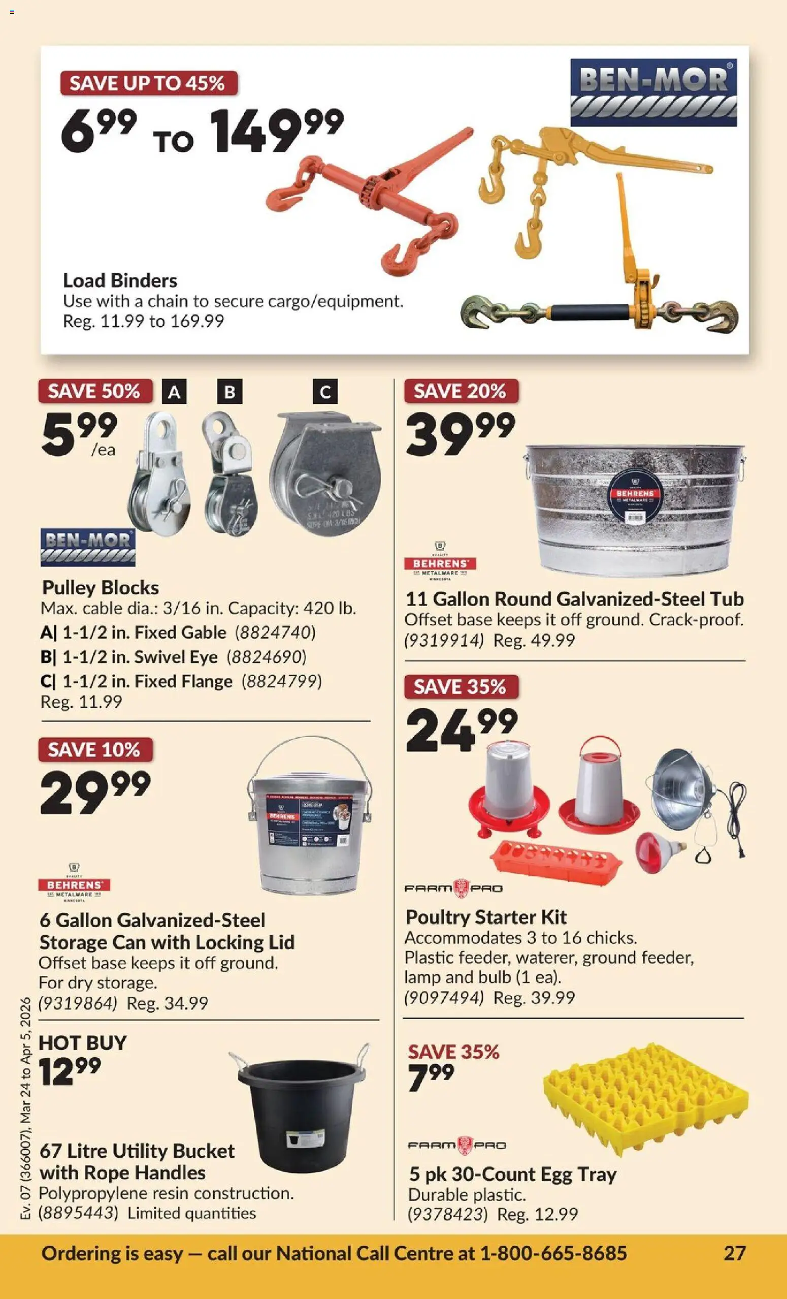 Princess Auto flyer valid from 24.03.2026 | Page: 35 | Products: Cable, Lamp