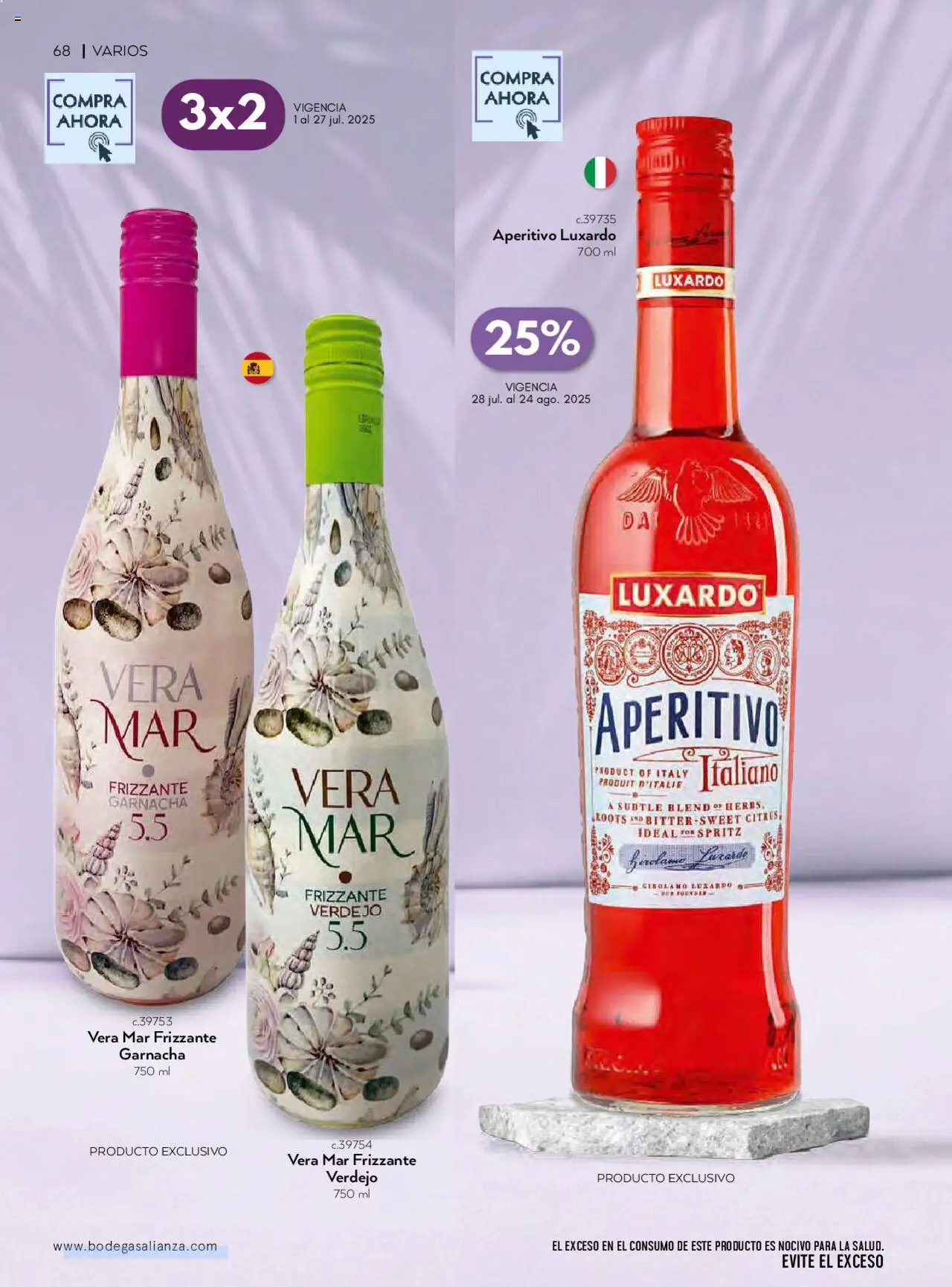 Nuevas ofertas de Bodegas Alianza válidas en toda la República Mexicana desde el 01.07.2025. ¡Encuentra las mejores ofertas en Bodegas Alianza catálogo Cava Morada! | Página: 70